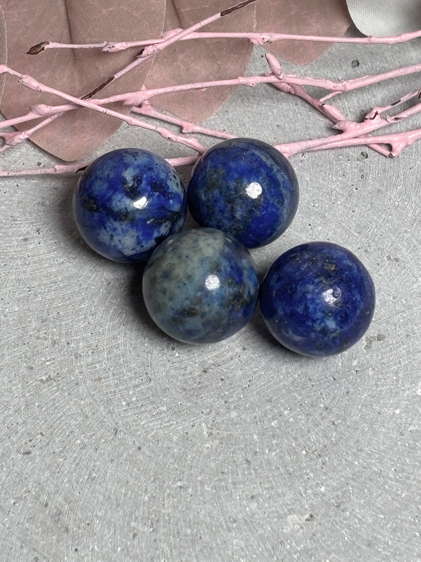 Mini Lapislazuli Kugeln Ca. 2cm | Edle Deko & Meditation | Natürlicher Lapislazuli Kristall