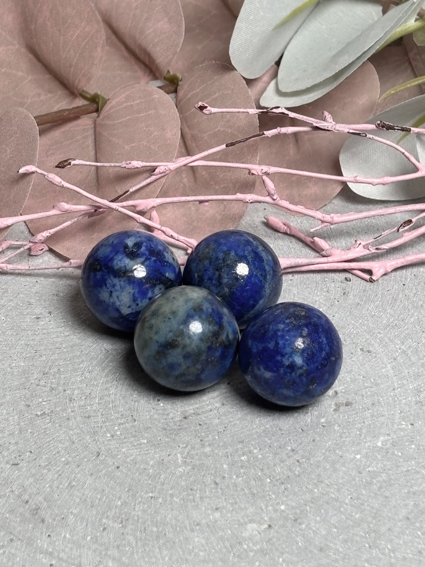 Mini Lapislazuli Kugeln Ca. 2cm | Edle Deko & Meditation | Natürlicher Lapislazuli Kristall