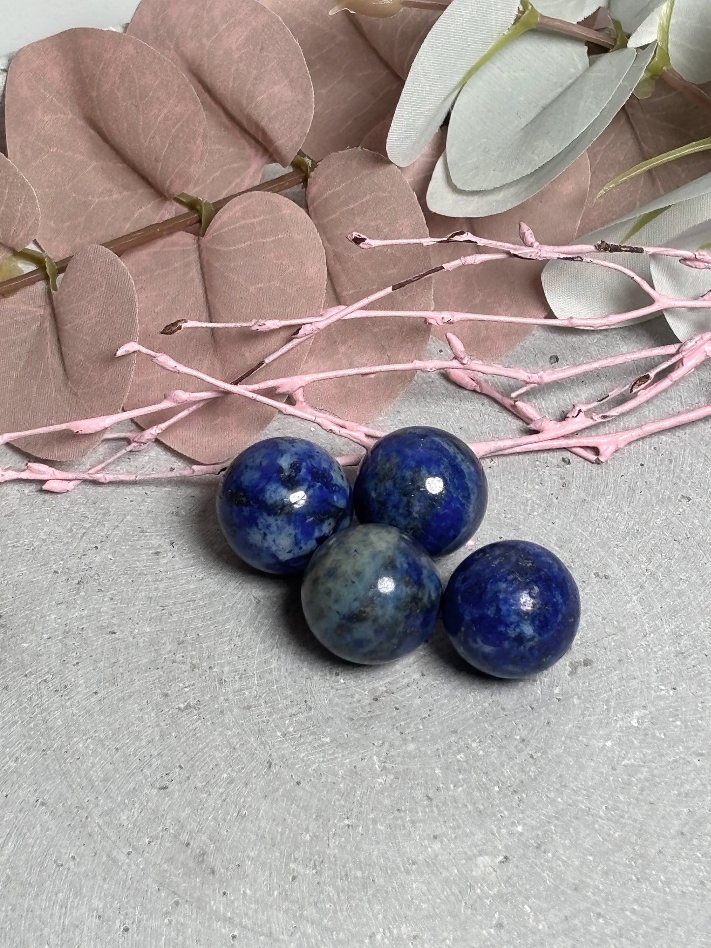 Mini Lapislazuli Kugeln Ca. 2cm | Edle Deko & Meditation | Natürlicher Lapislazuli Kristall