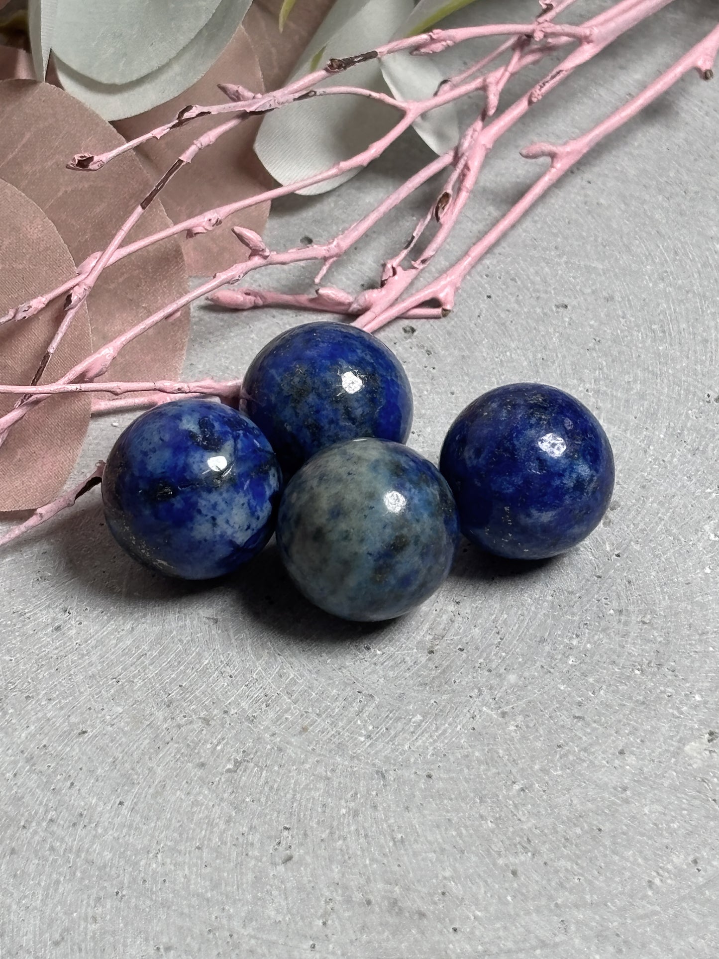 Mini Lapislazuli Kugeln Ca. 2cm | Edle Deko & Meditation | Natürlicher Lapislazuli Kristall