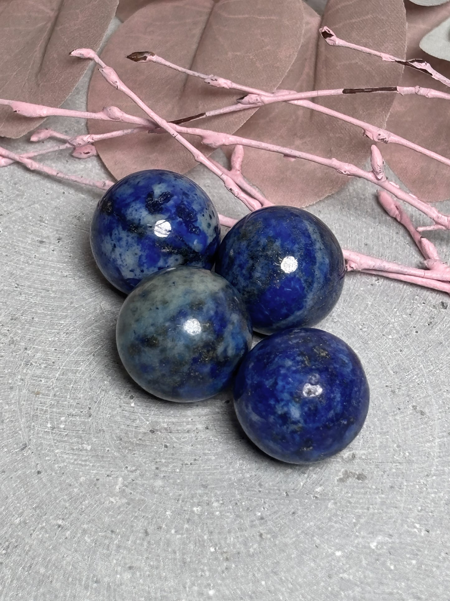 Mini Lapislazuli Kugeln Ca. 2cm | Edle Deko & Meditation | Natürlicher Lapislazuli Kristall