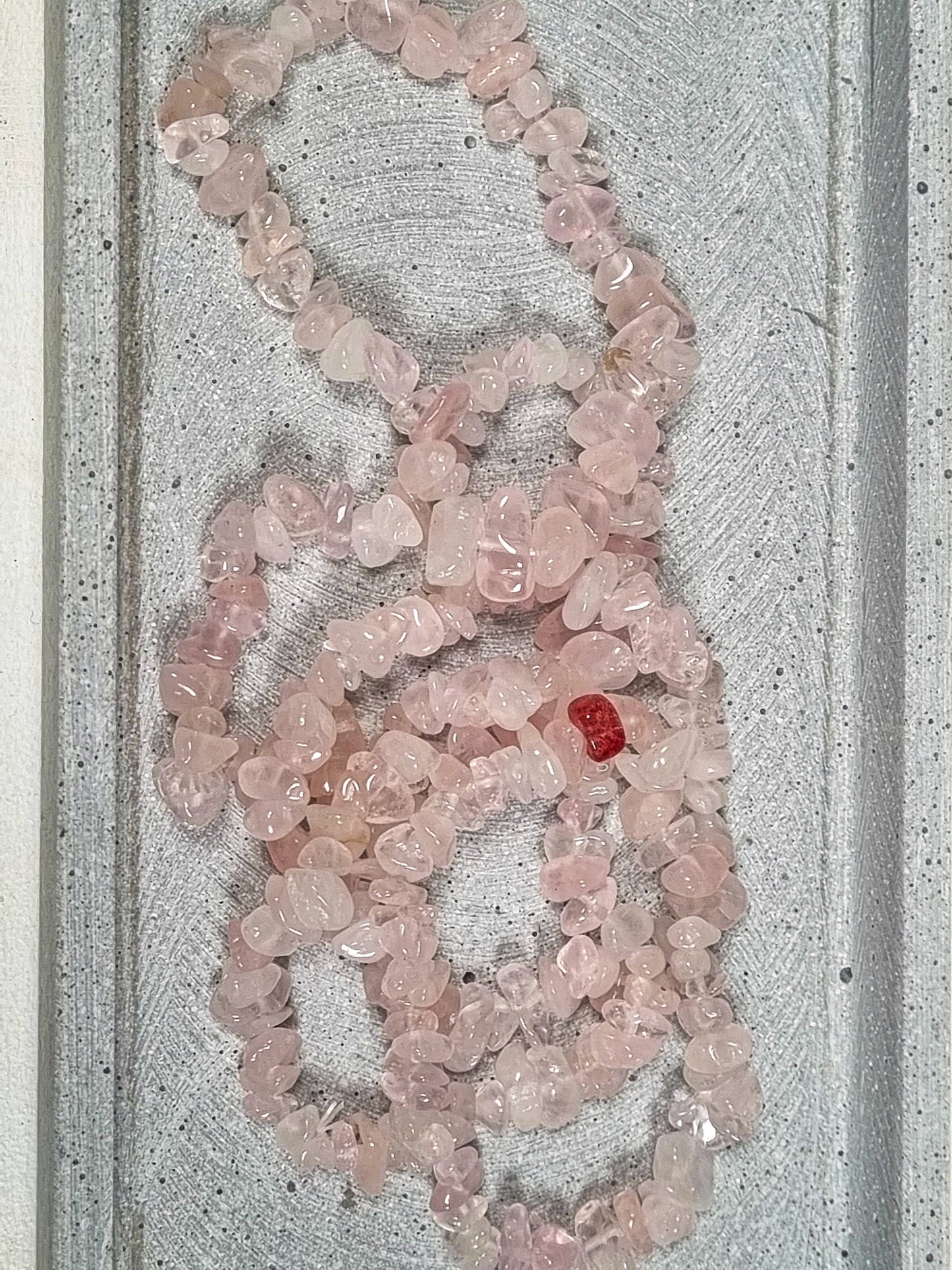 rose quartz splinter bracelet