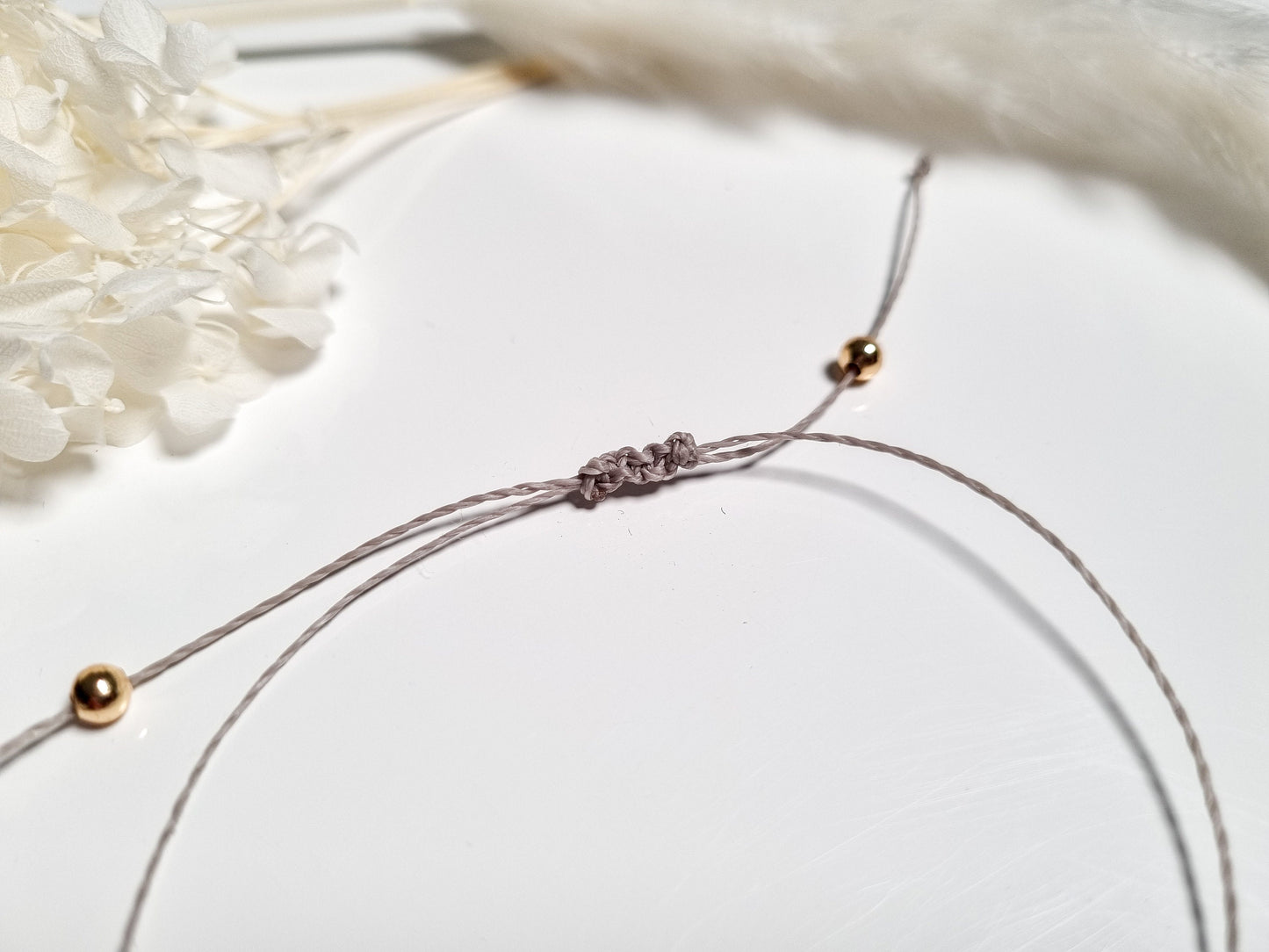 Bracelet Body, Mind and Soul with Macrame Clasp