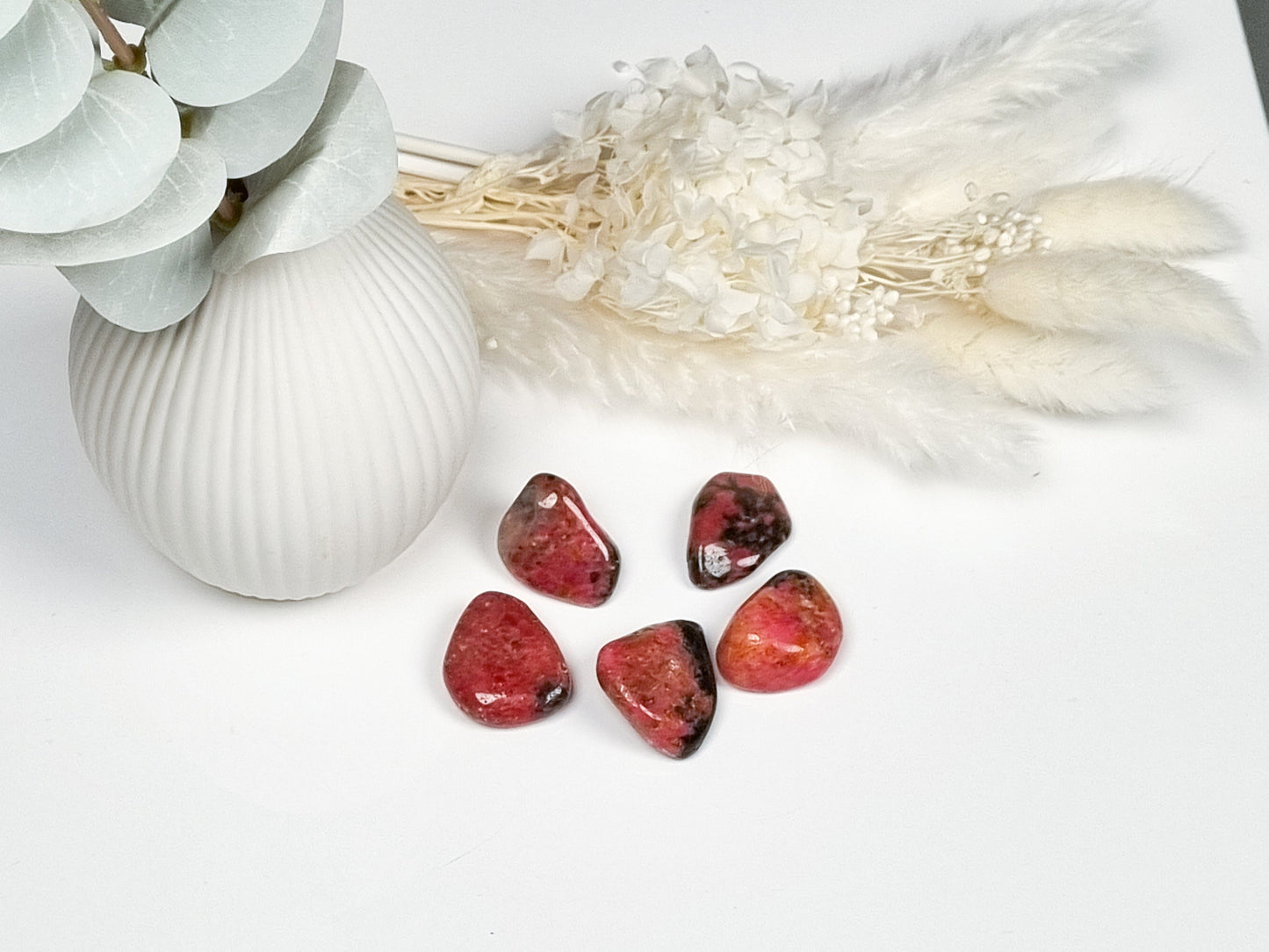 Rhodonite tumbled stone