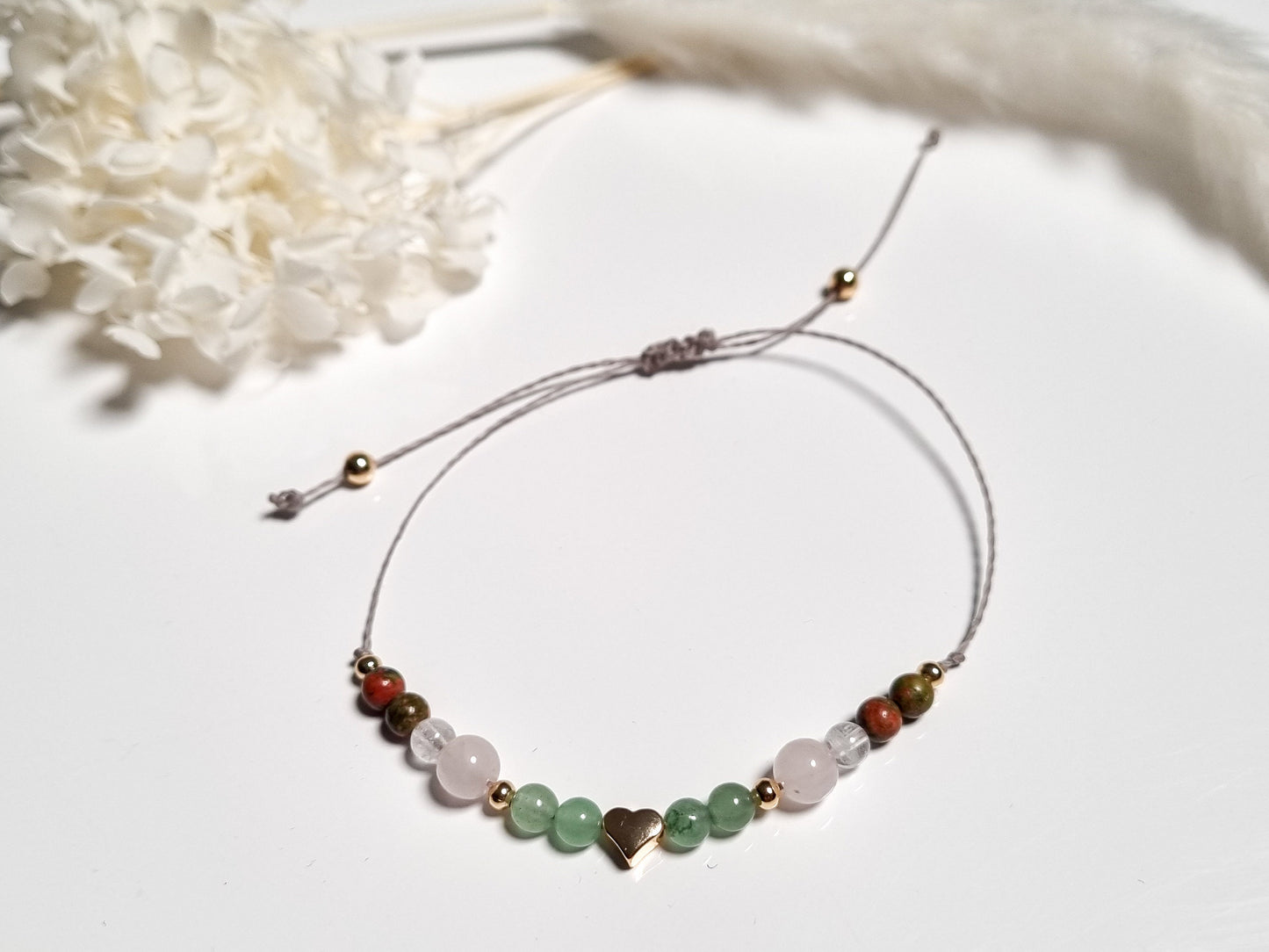 Bracelet Body, Mind and Soul with Macrame Clasp
