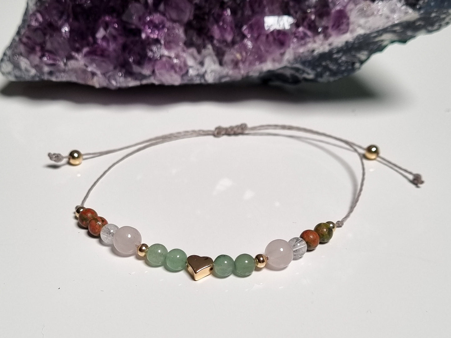 Bracelet Body, Mind and Soul with Macrame Clasp