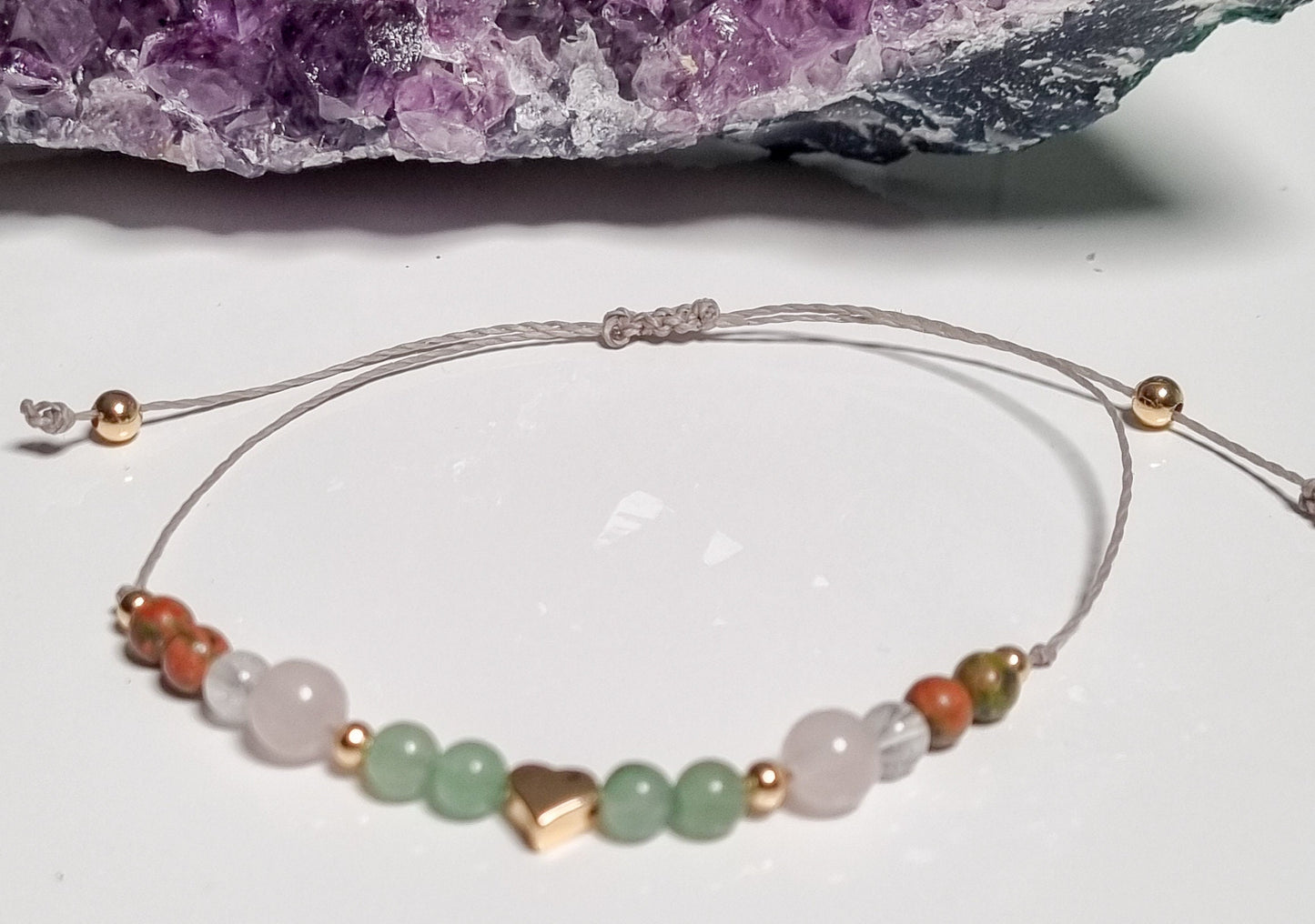 Bracelet Body, Mind and Soul with Macrame Clasp
