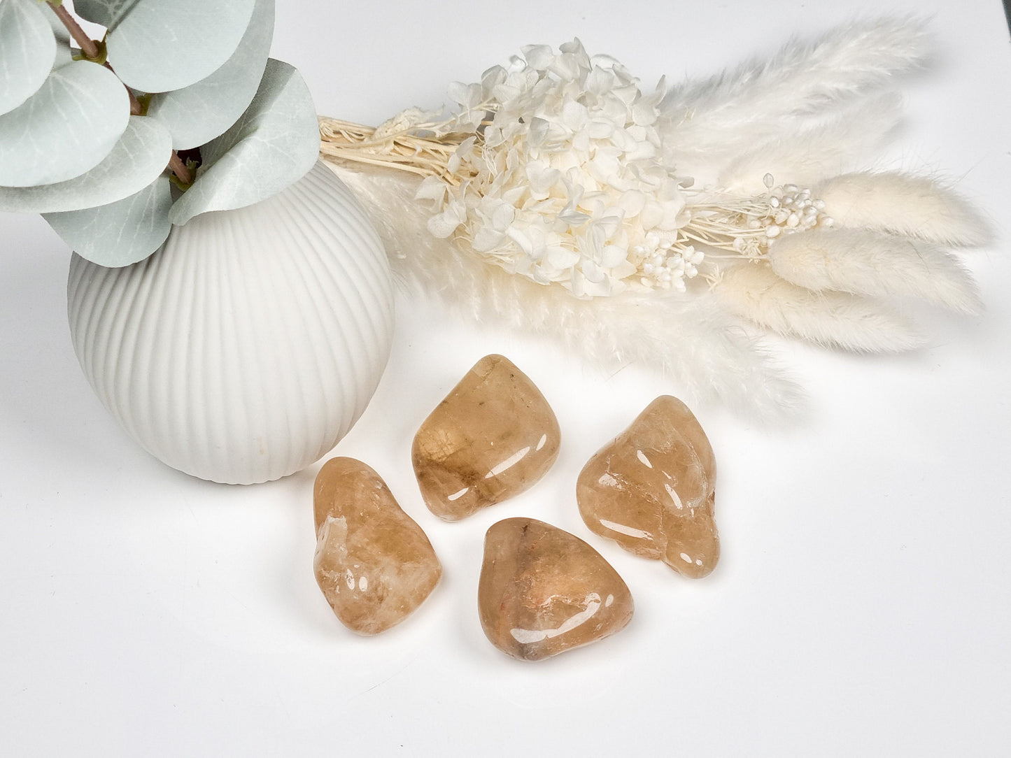 Citrine tumbled stone natural