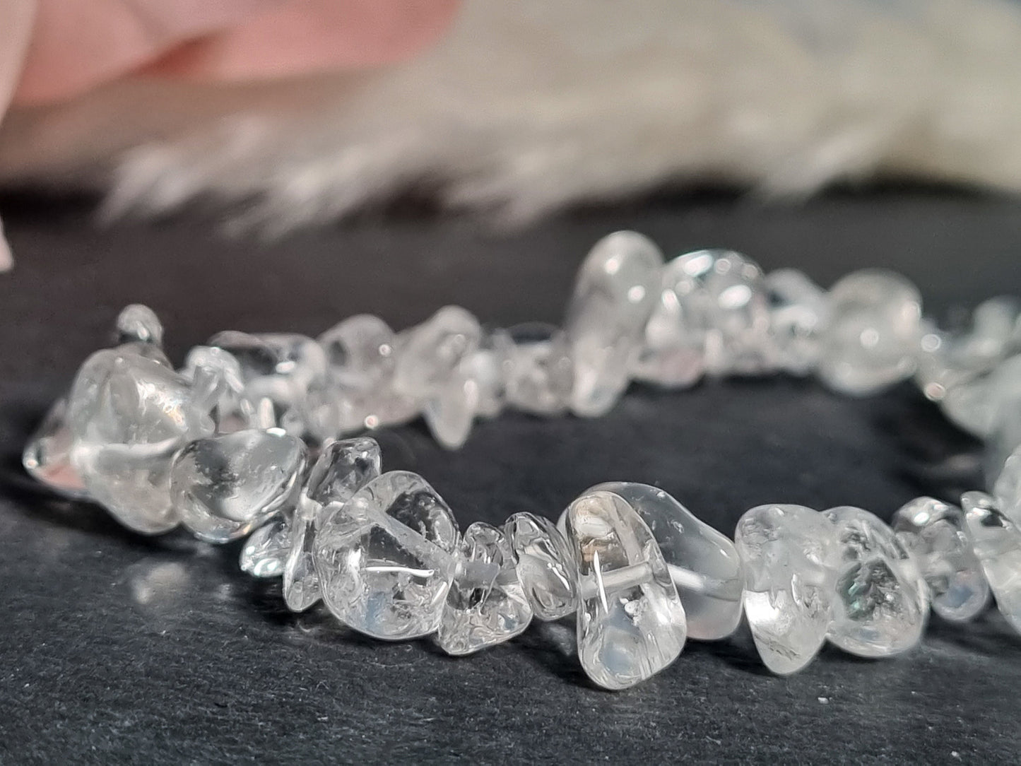 rock crystal splinter bracelet