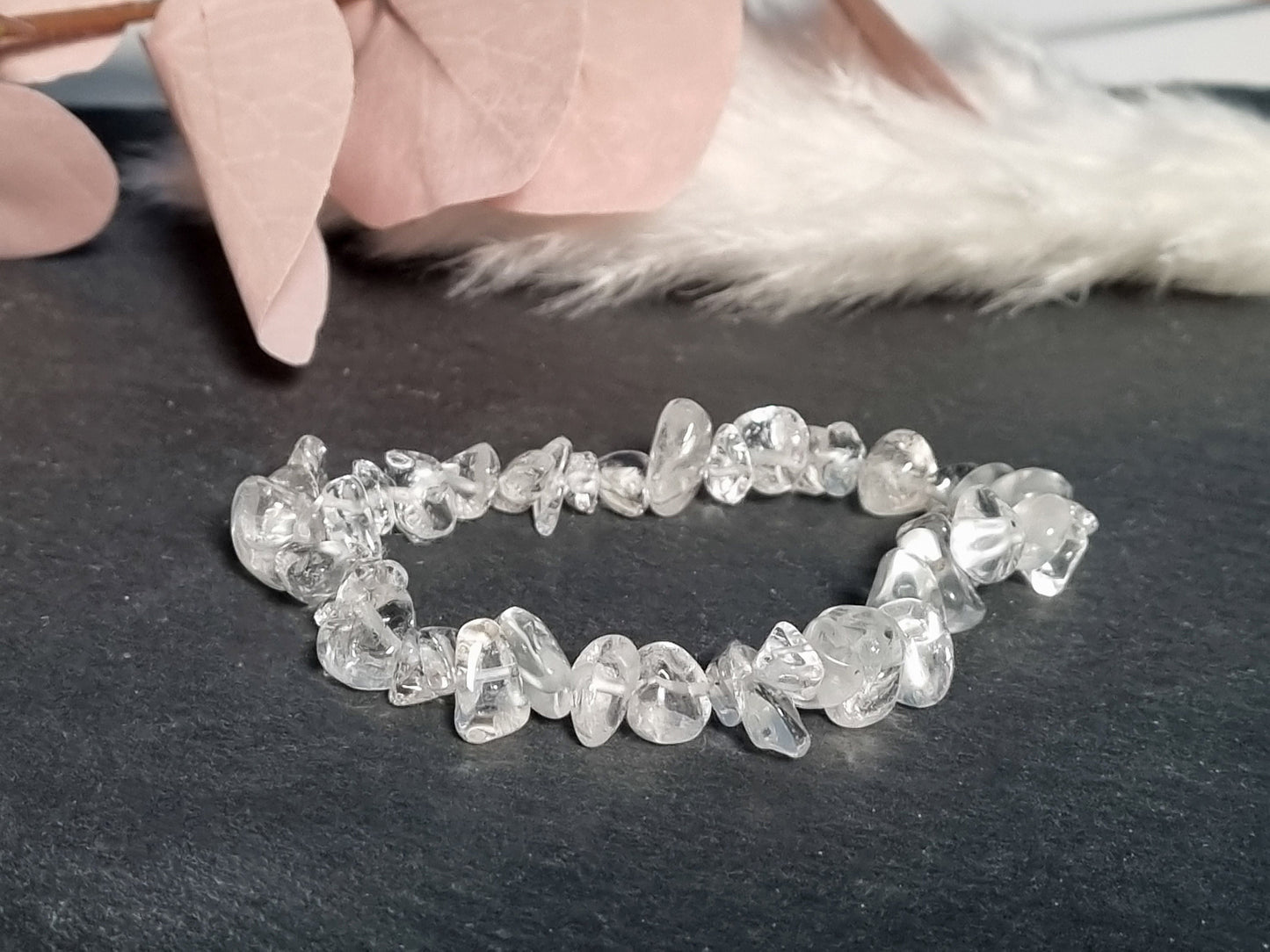rock crystal splinter bracelet