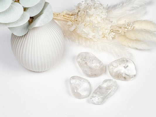 rock crystal tumbled stone