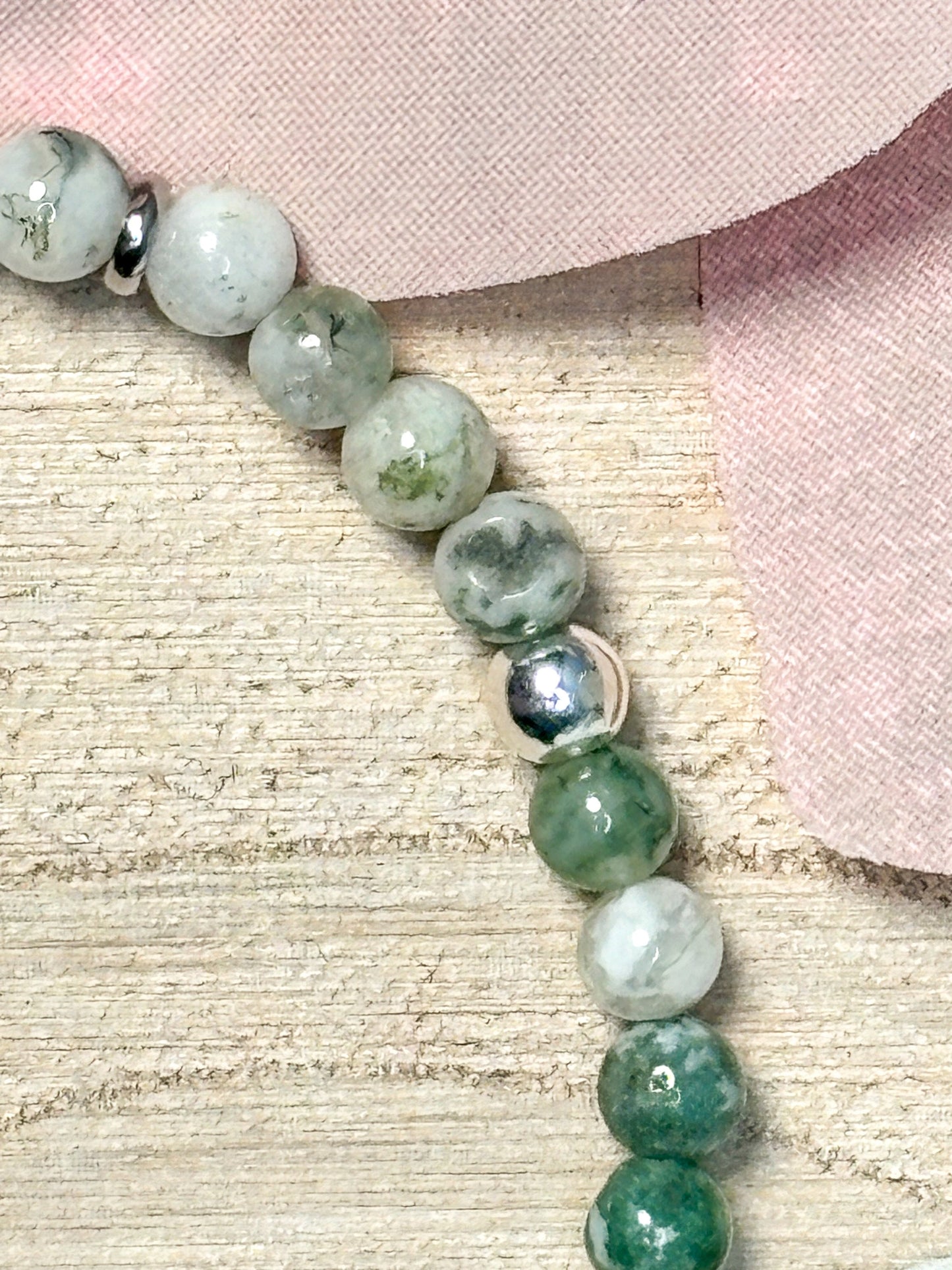 Tree Agate Bracelet for Grounding and Relaxation