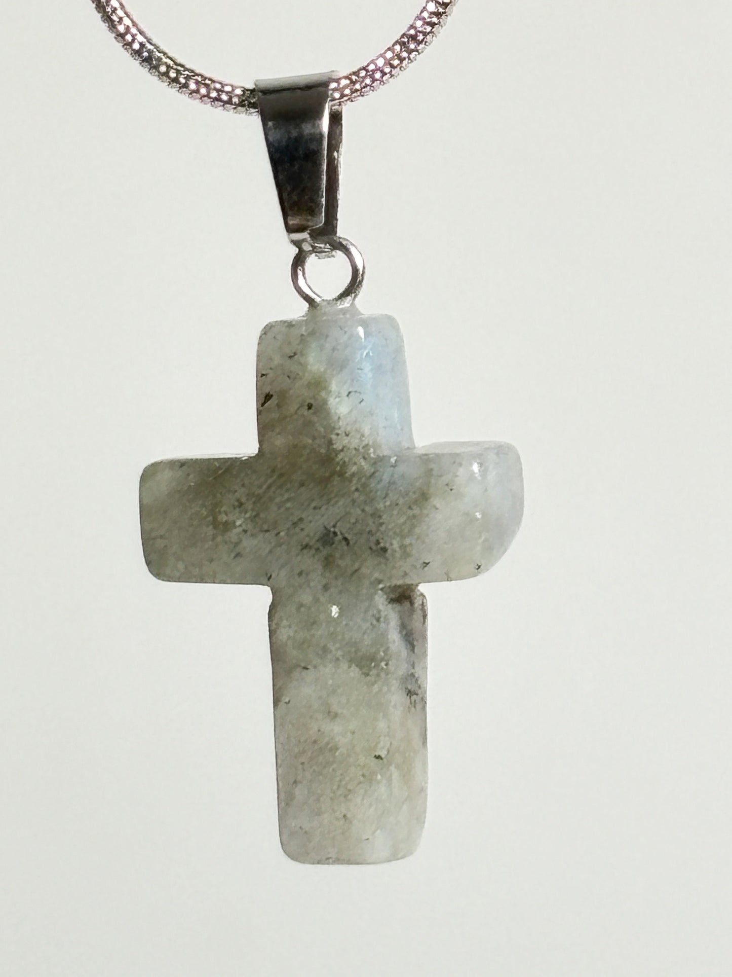 Labradorite Cross Pendant | Gemstone | Healing Stone | Crystal | Intuition and Protection