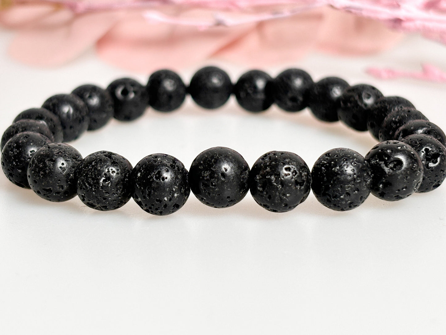 Lavastone bracelet 8.5mm length approx. 17.5cm
