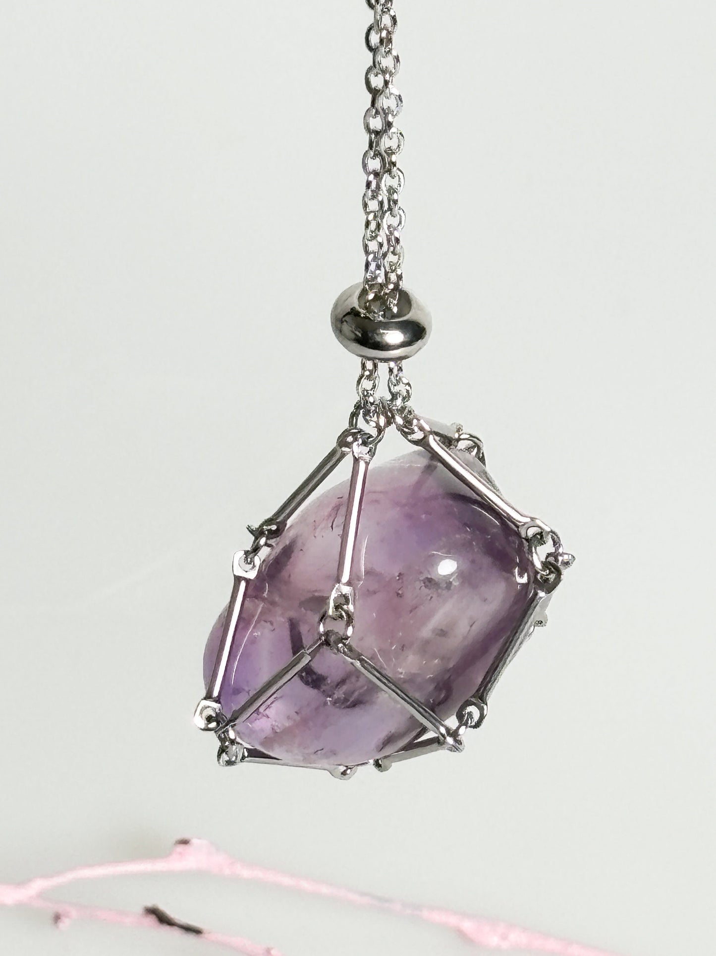 Chain for tumbled stones | Cage chain | Gemstone net chain | Gemstones