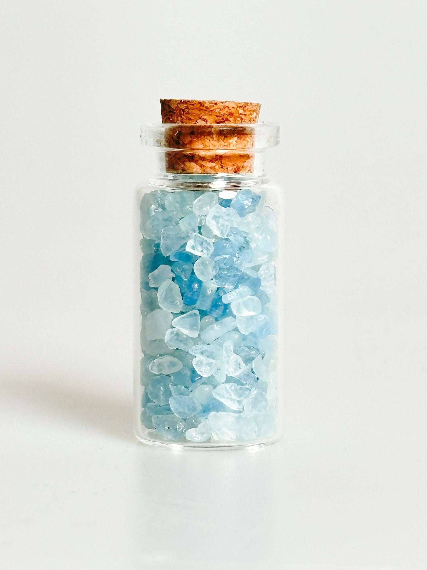 Crystal Confetti | Gemstone Glass Bottles | Crystal Jars | Gemstone Crystal Bottles | Reiki Crystals | Chakra Crystals