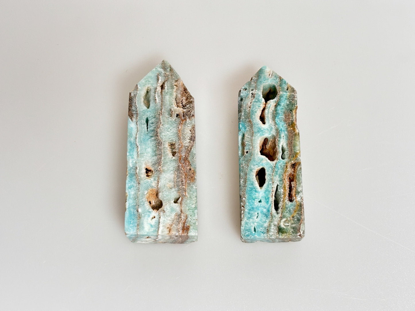 Sea Breeze Magic: Caribbean Calcite Tower for Home and Office
