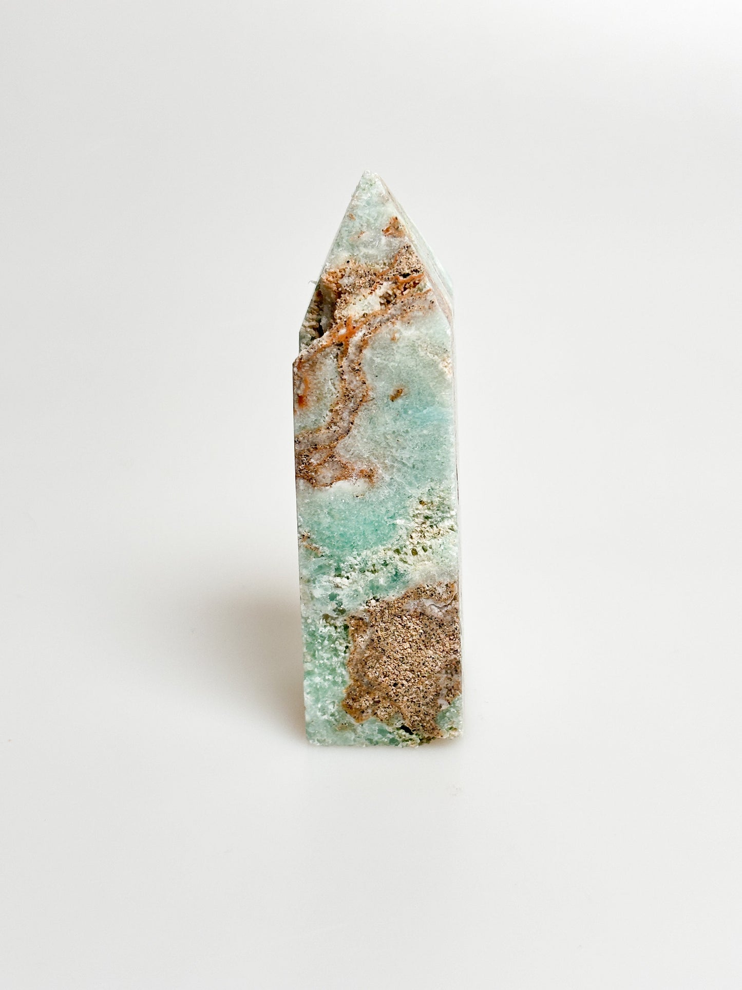 Sea Breeze Magic: Caribbean Calcite Tower for Home and Office