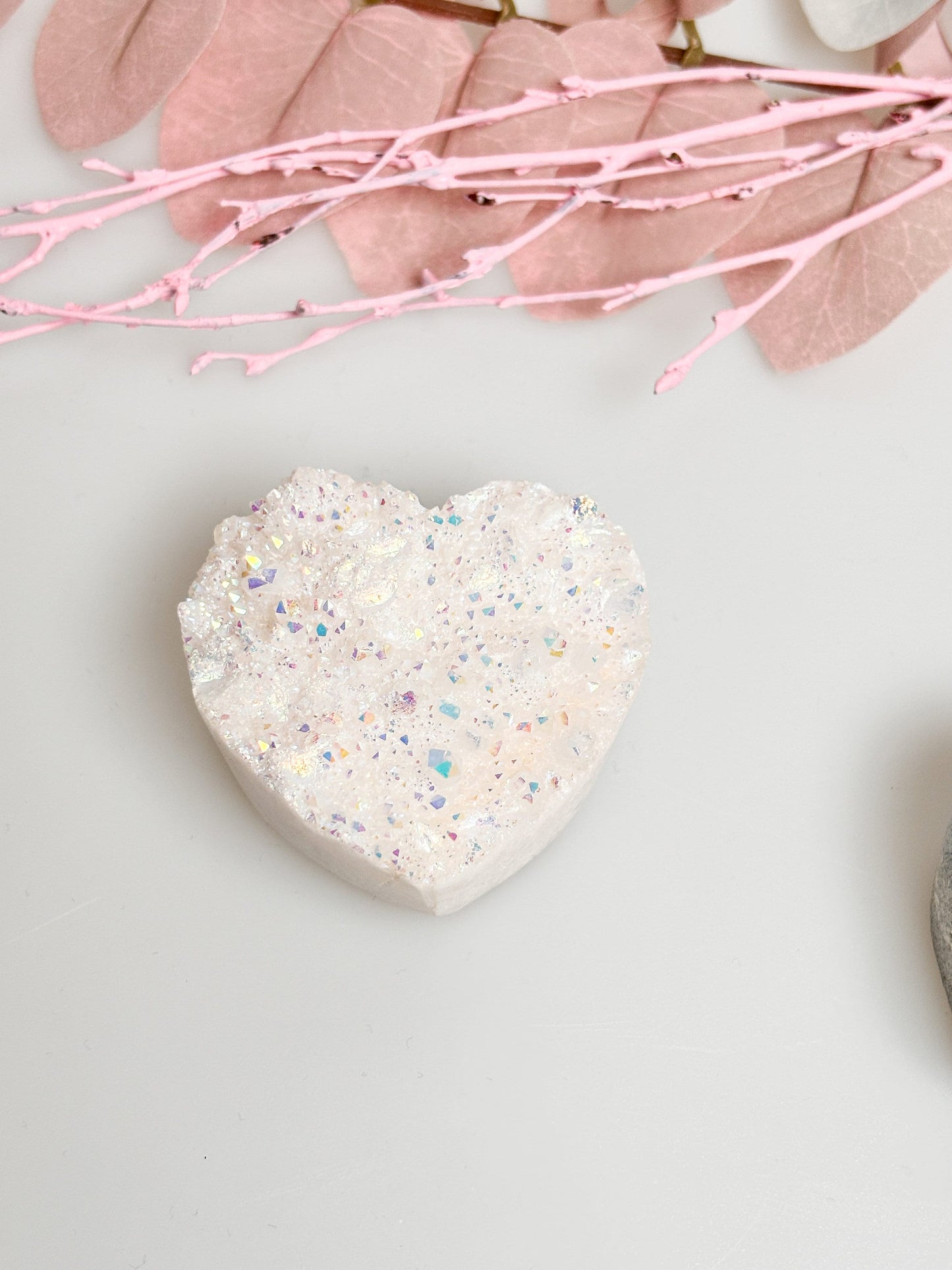 Magical Angel Aura Crystal Heart - Energy and Beauty Combined