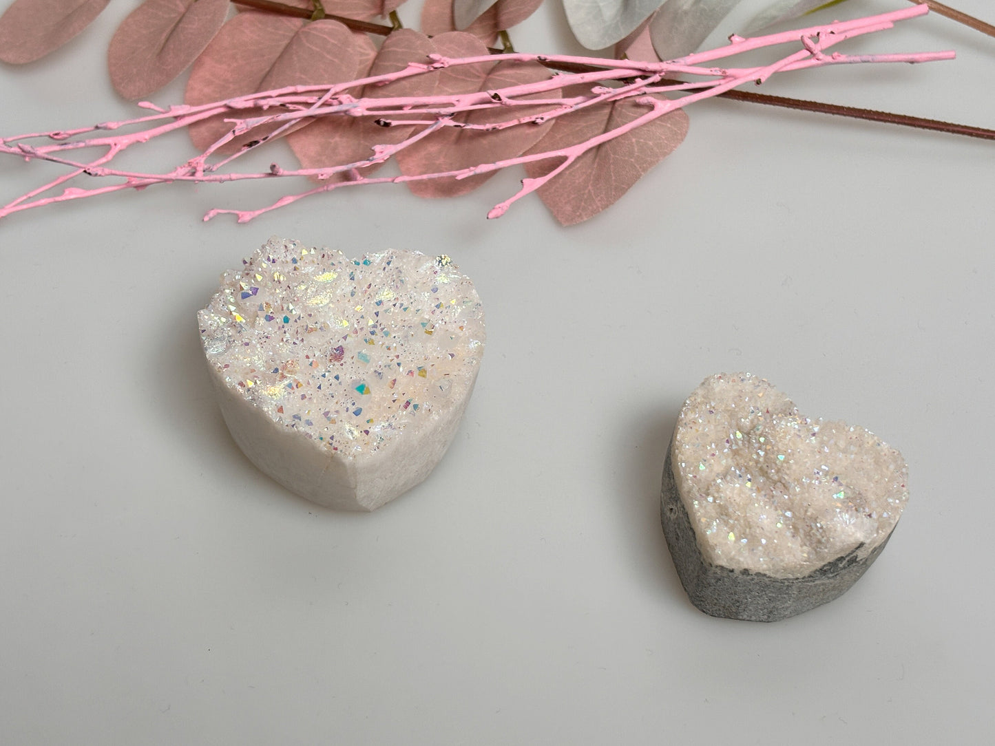 Magical Angel Aura Crystal Heart - Energy and Beauty Combined