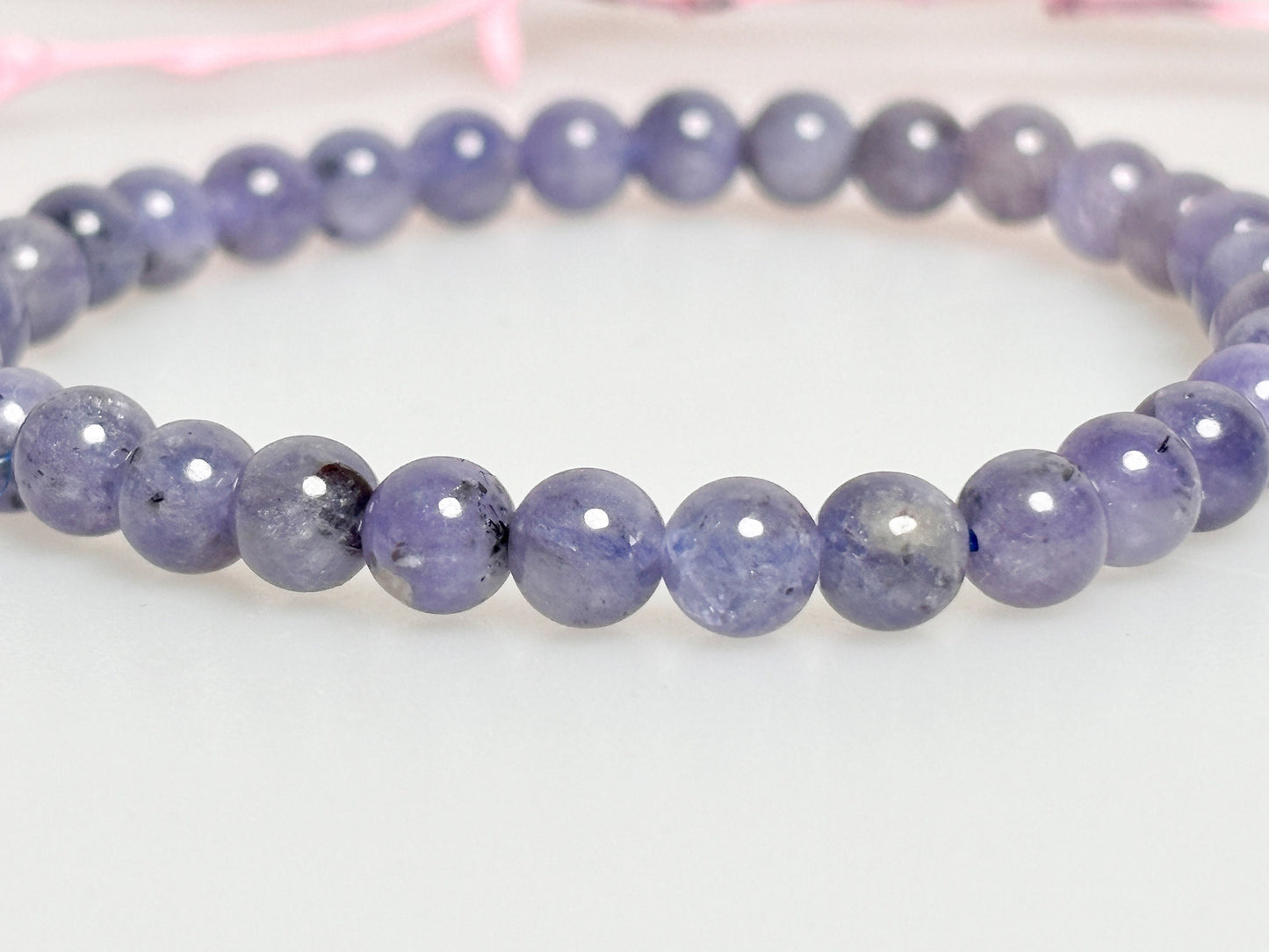 Elegant Tanzanite: Pearl Bracelet, 17.5cm Length