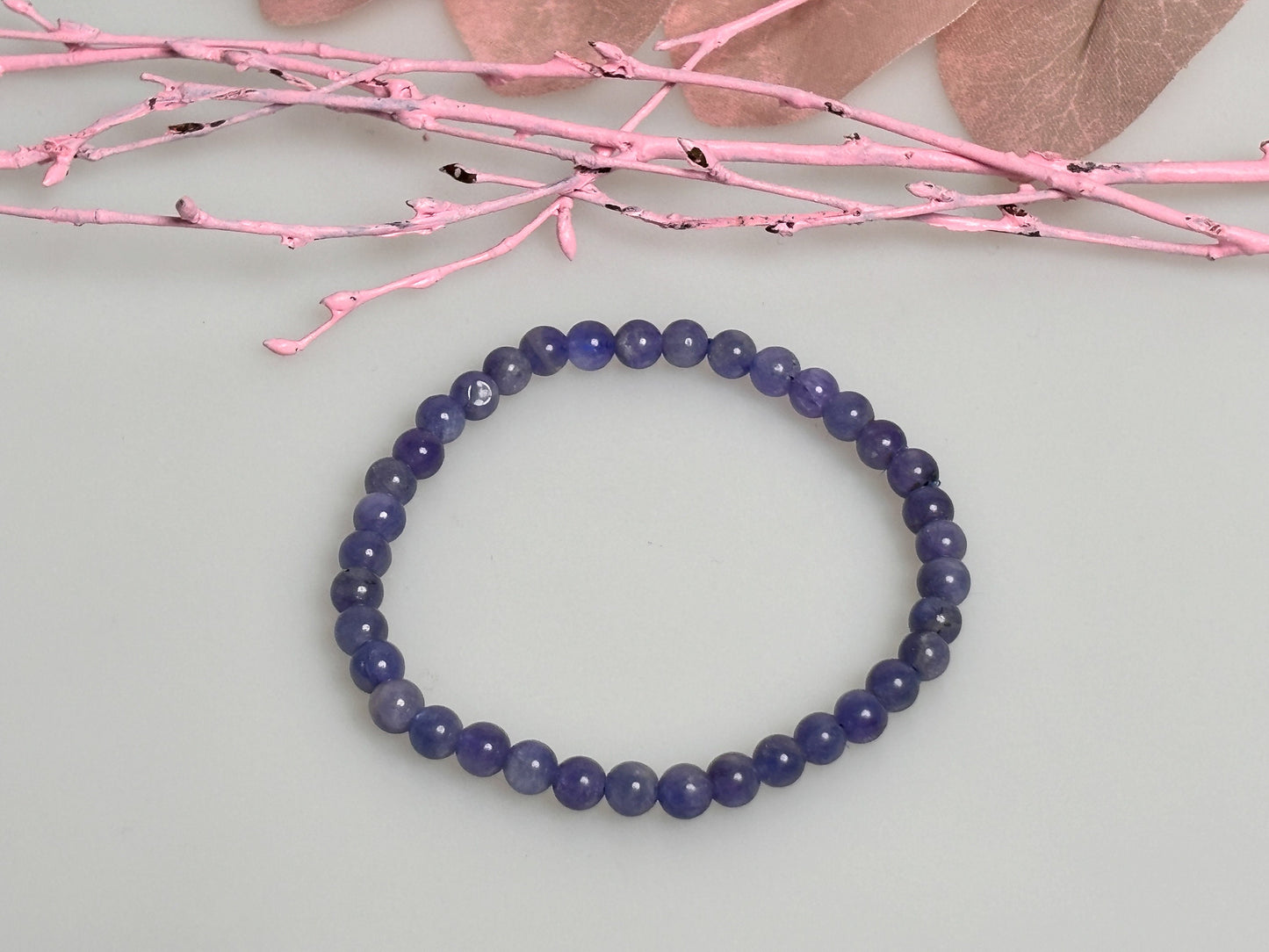 Elegant Tanzanite: Pearl Bracelet, 17.5cm Length