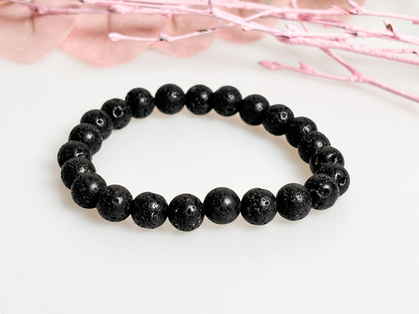 Lavastone bracelet 8.5mm length approx. 17.5cm