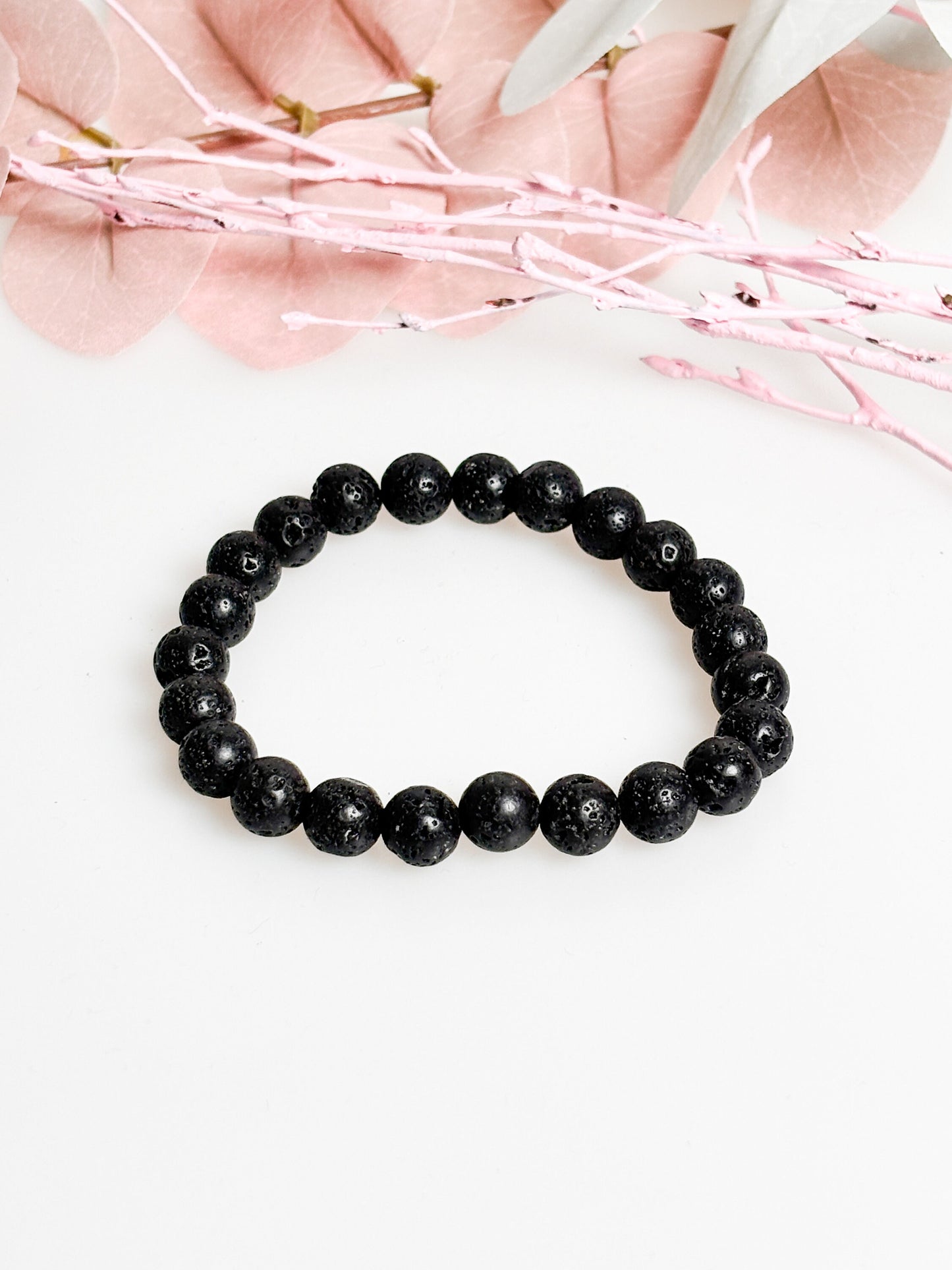 Lavastone bracelet 8.5mm length approx. 17.5cm