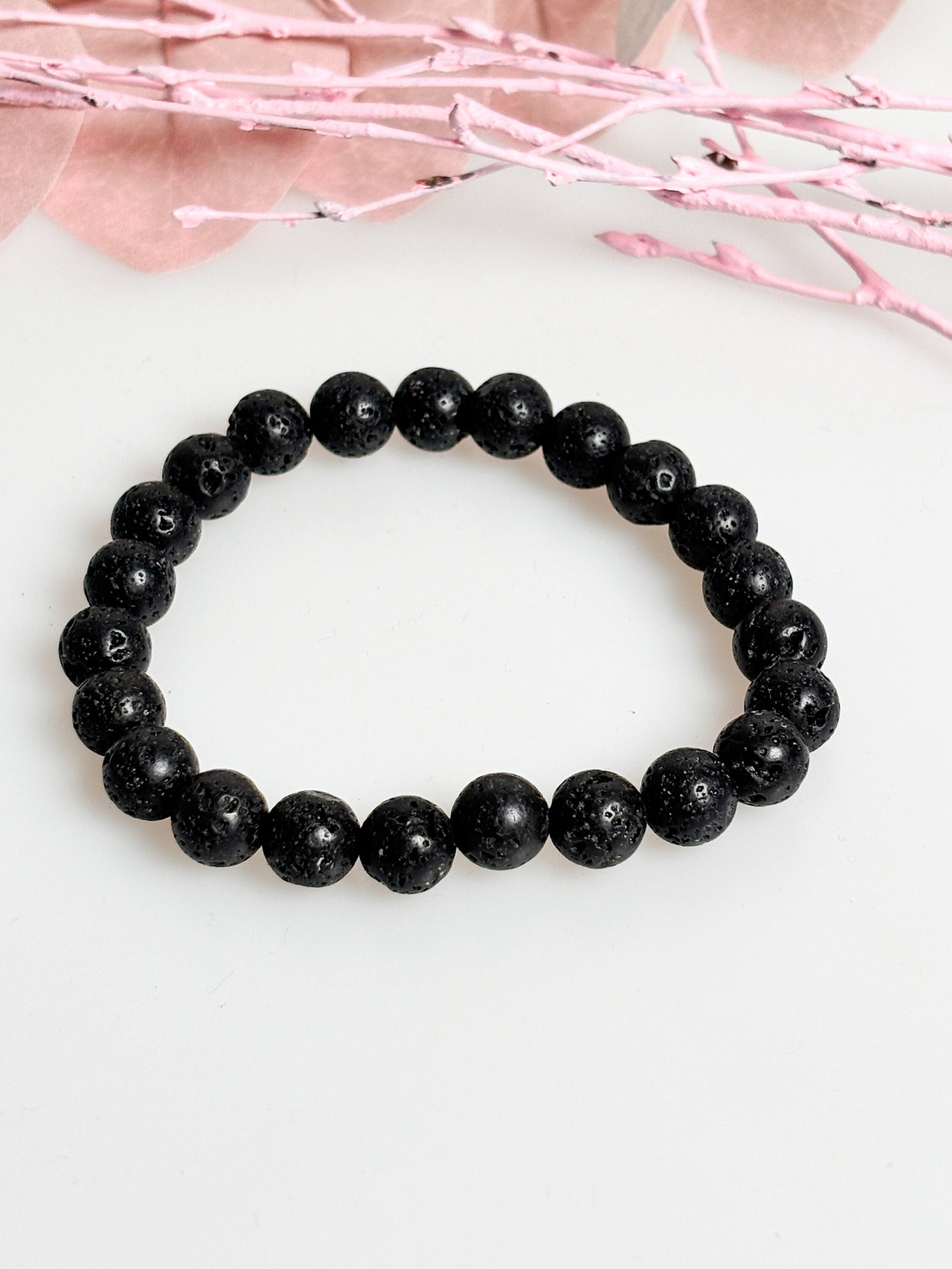 Lavastone bracelet 8.5mm length approx. 17.5cm