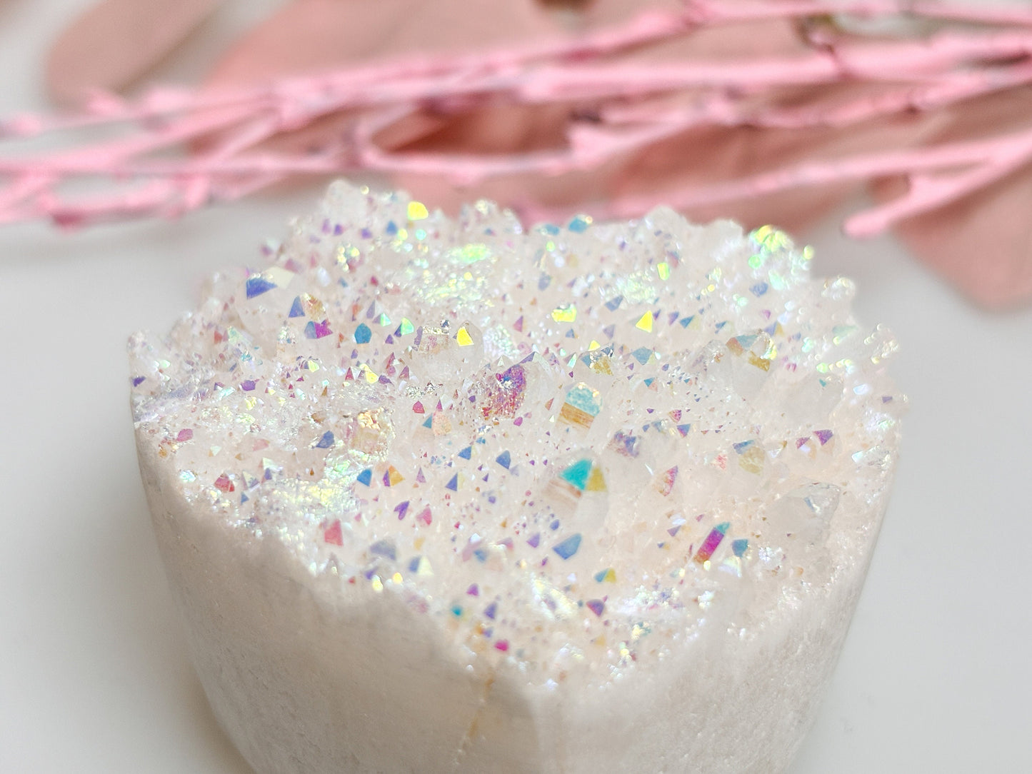 Magical Angel Aura Crystal Heart - Energy and Beauty Combined