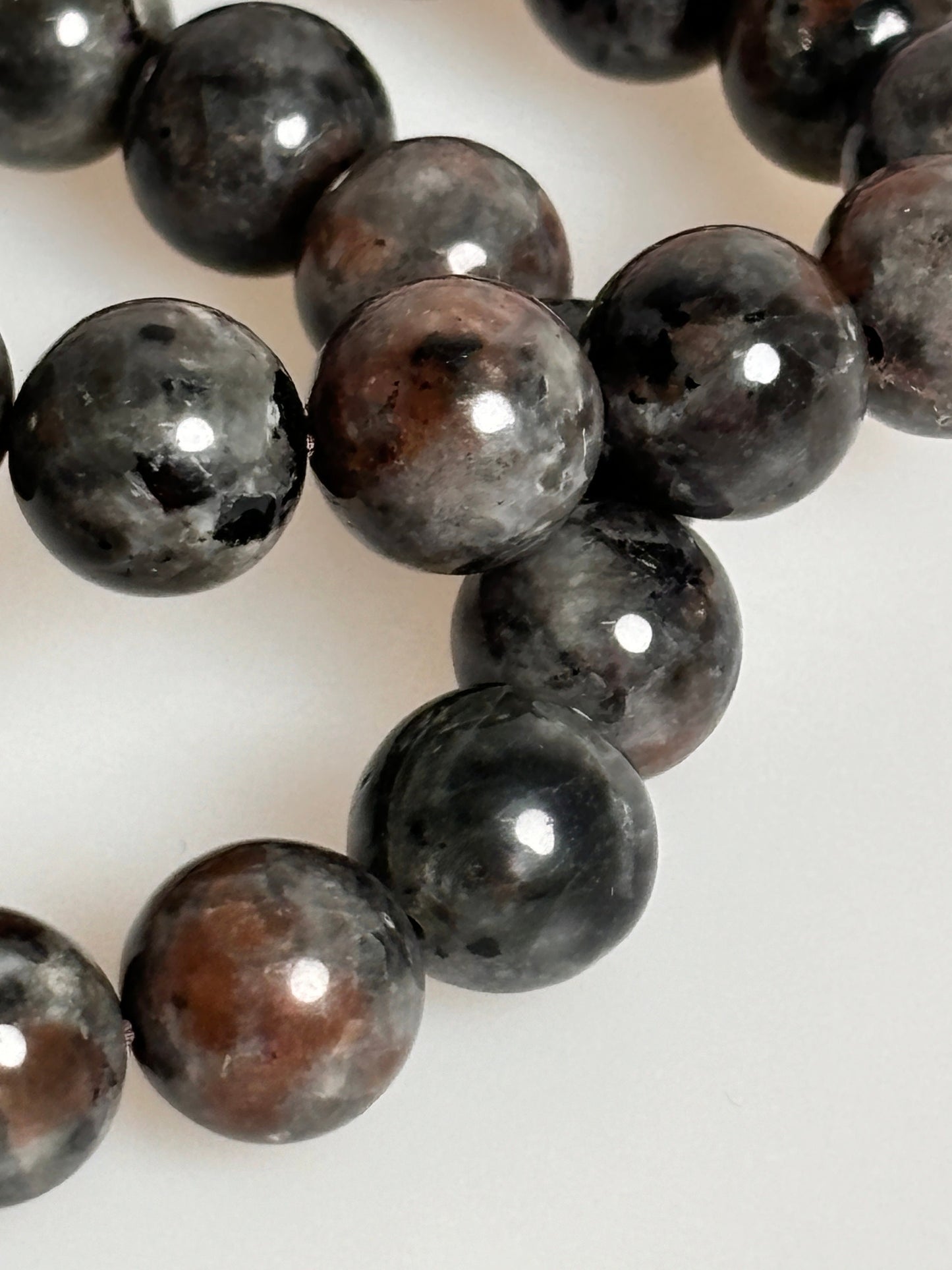 Yooperlite Beaded Bracelet Elastic 10mm - Luminous Natural Stone Bracelet, Healing Crystal Energy, Handmade Jewelry