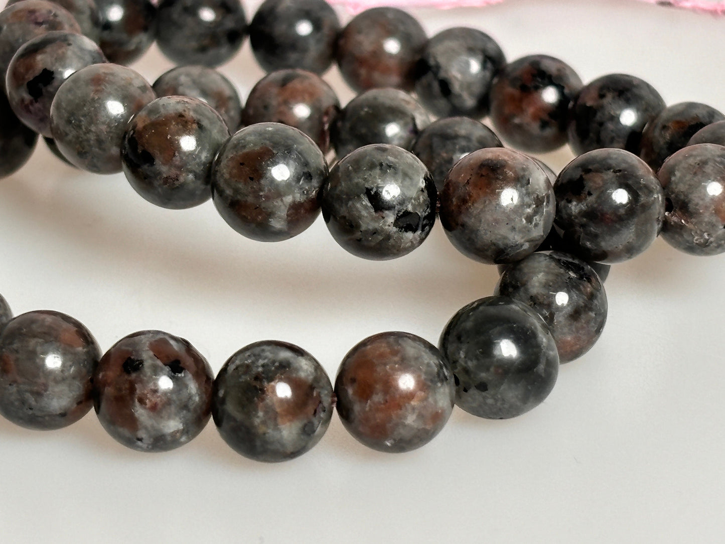 Yooperlite Beaded Bracelet Elastic 10mm - Luminous Natural Stone Bracelet, Healing Crystal Energy, Handmade Jewelry
