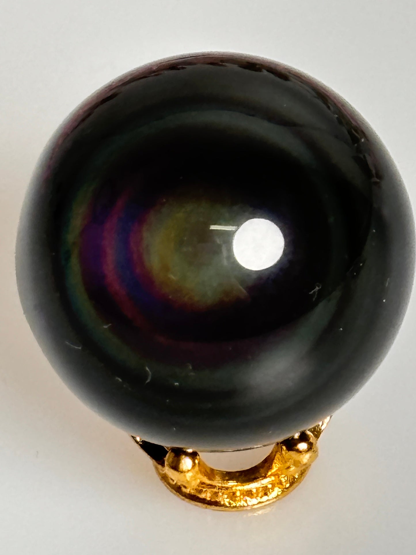 Regenbogen Obsidian Kugel verschiedene Größen | Magische Heilsteine & Kristalle