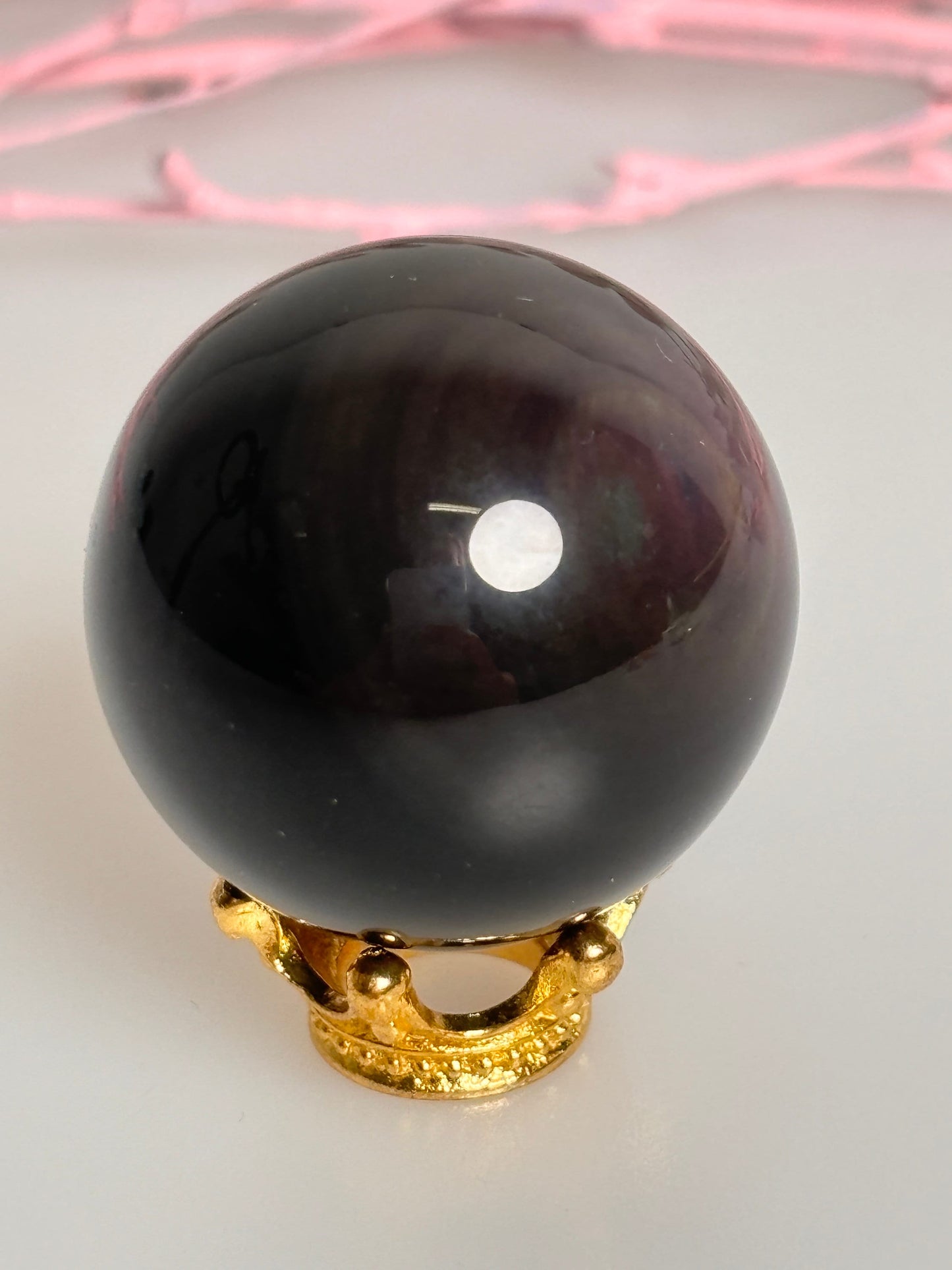 Regenbogen Obsidian Kugel verschiedene Größen | Magische Heilsteine & Kristalle