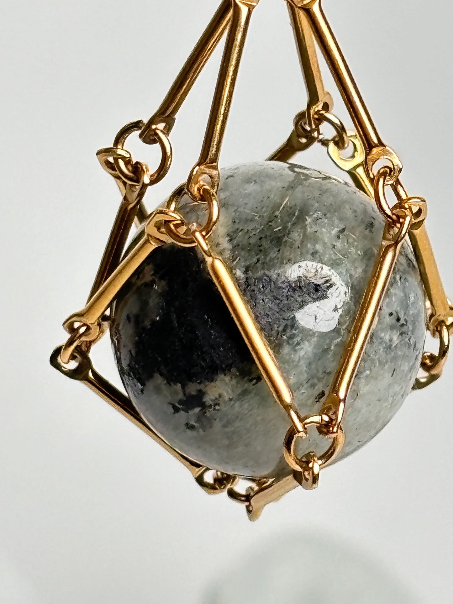Chain for tumbled stones | Cage chain | Gemstone net chain | Gemstones