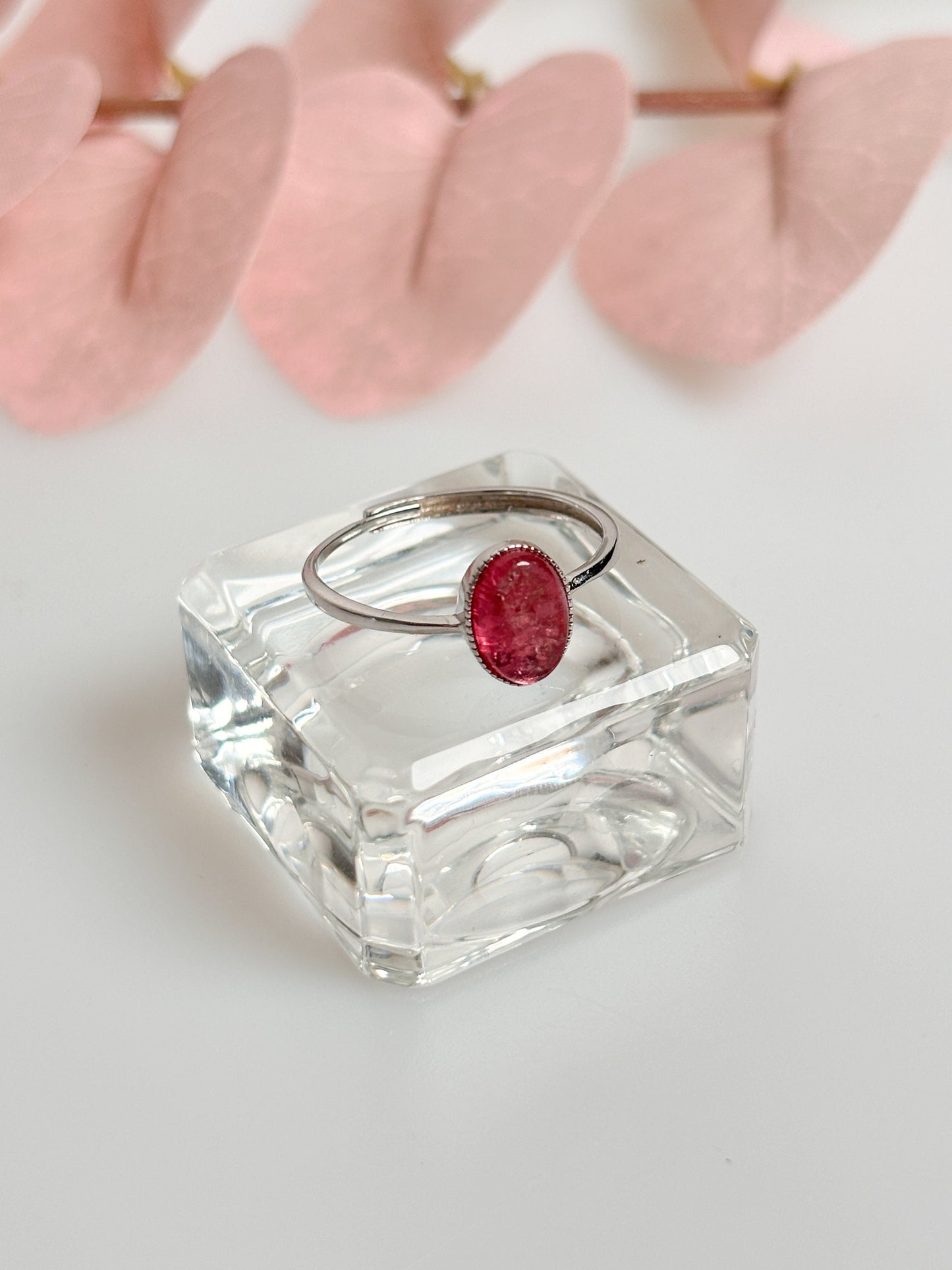 Adjustable Tourmaline Silver Ring 925 - Elegant jewelry for every occasion, high quality and customizable
