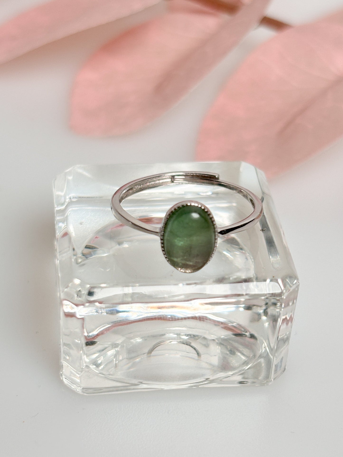 Adjustable Tourmaline Silver Ring 925 - Elegant jewelry for every occasion, high quality and customizable