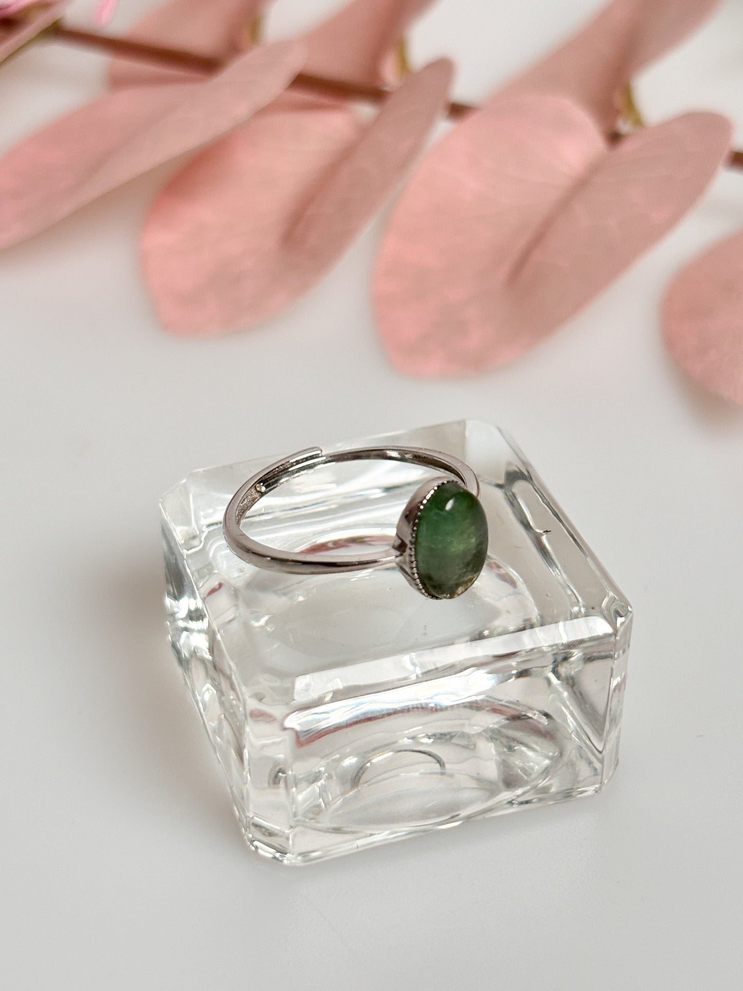 Adjustable Tourmaline Silver Ring 925 - Elegant jewelry for every occasion, high quality and customizable