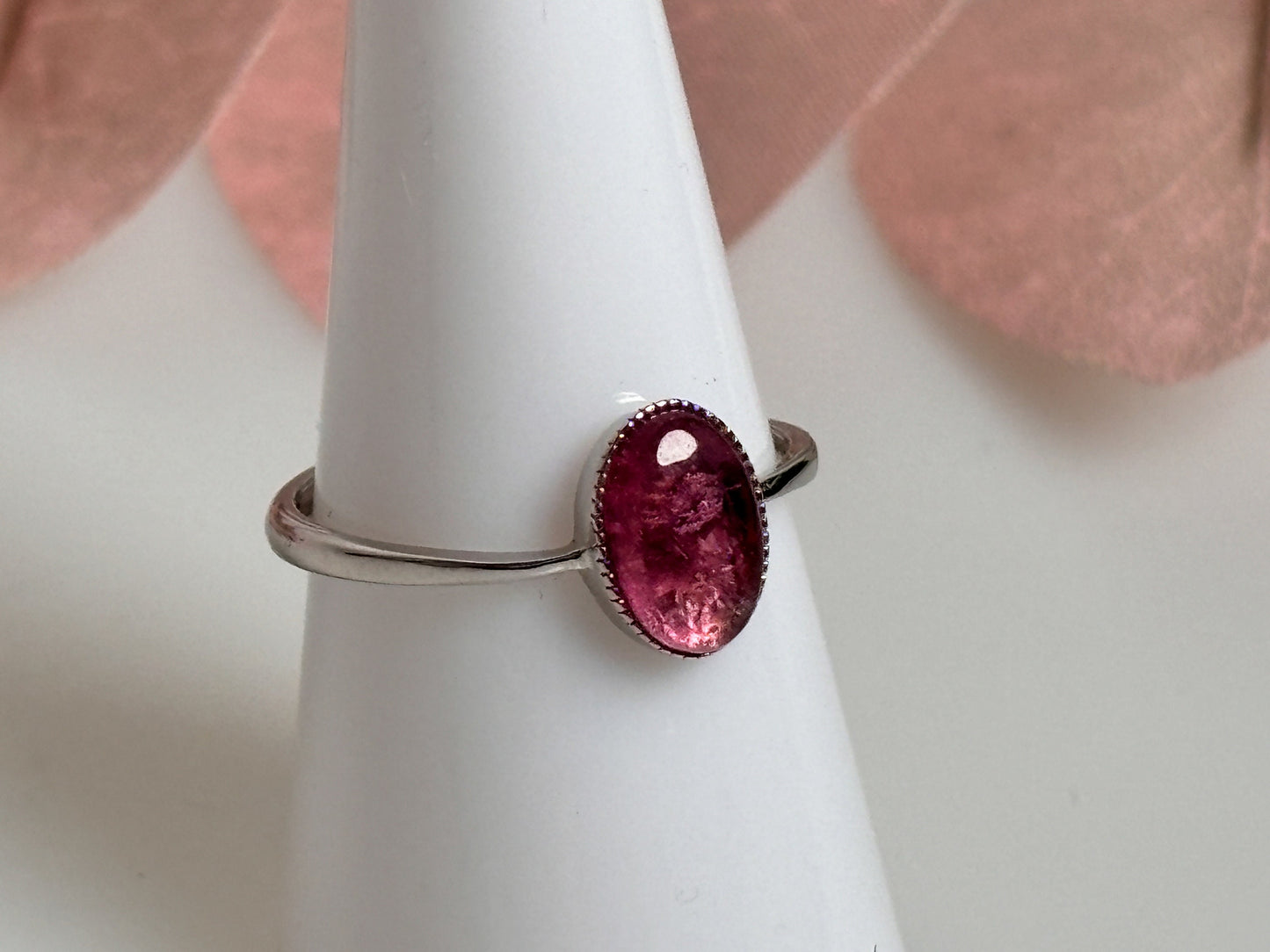 Adjustable Tourmaline Silver Ring 925 - Elegant jewelry for every occasion, high quality and customizable