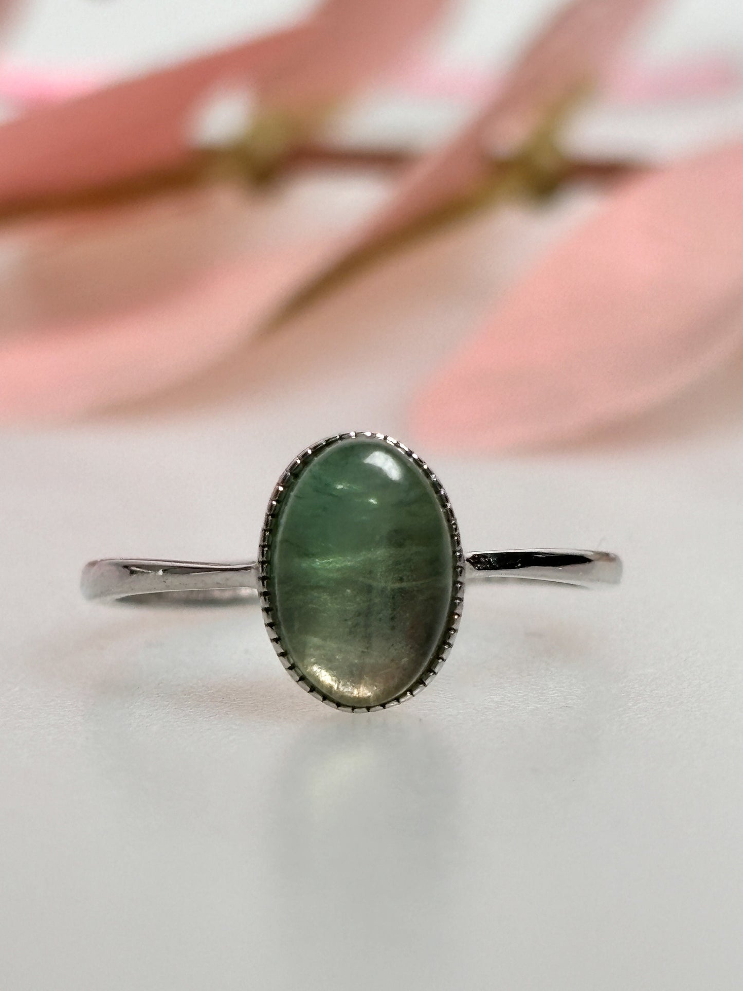 Adjustable Tourmaline Silver Ring 925 - Elegant jewelry for every occasion, high quality and customizable