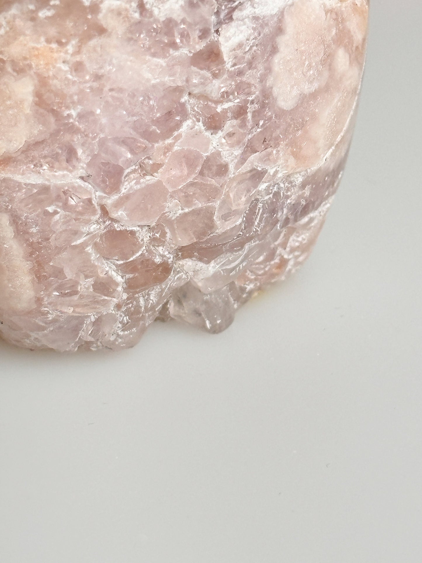 Natural Pink Amethyst Freeform Drop with Sparkling Druzy – Unique Gemstone, Healing Stone, Gift