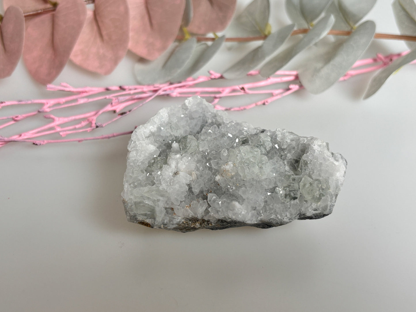 Light Fluorite Stone 7.6x4.5x1.3 cm 84g - Natural Crystal for Collectors