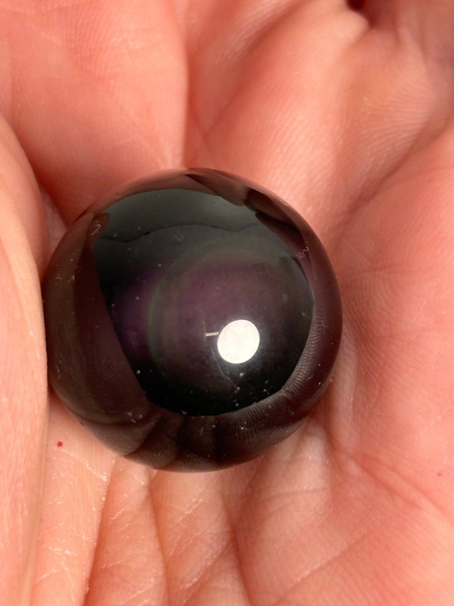 Regenbogen Obsidian Kugel verschiedene Größen | Magische Heilsteine & Kristalle