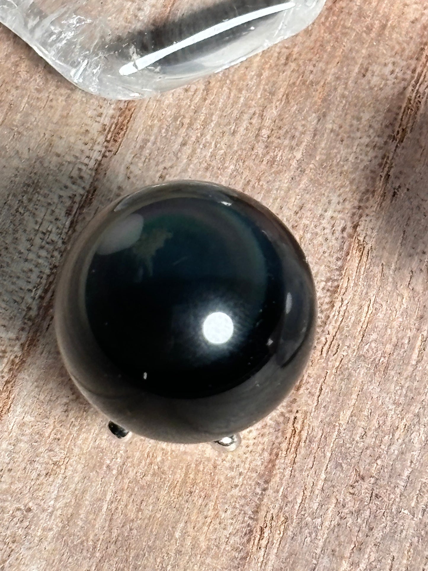 Regenbogen Obsidian Kugel verschiedene Größen | Magische Heilsteine & Kristalle