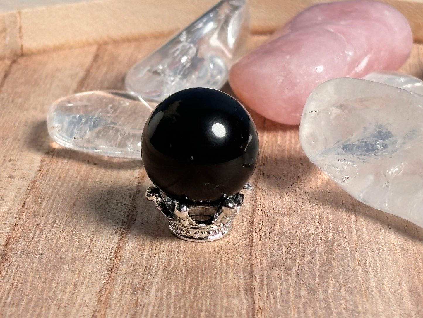Regenbogen Obsidian Kugel verschiedene Größen | Magische Heilsteine & Kristalle