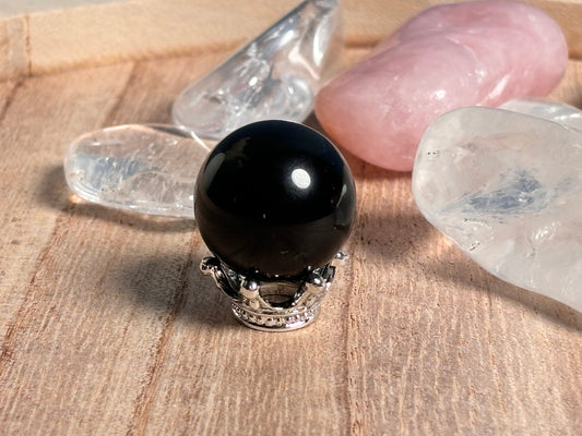 Regenbogen Obsidian Kugel  verschiedene Größen | Magische Heilsteine & Kristalle