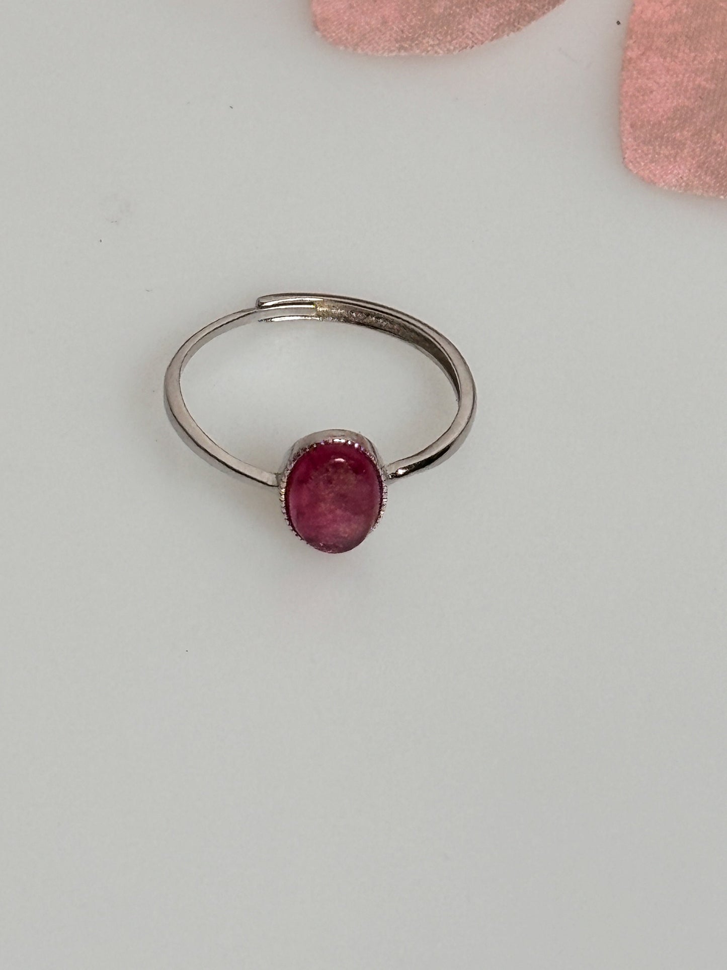 Adjustable Tourmaline Silver Ring 925 - Elegant jewelry for every occasion, high quality and customizable