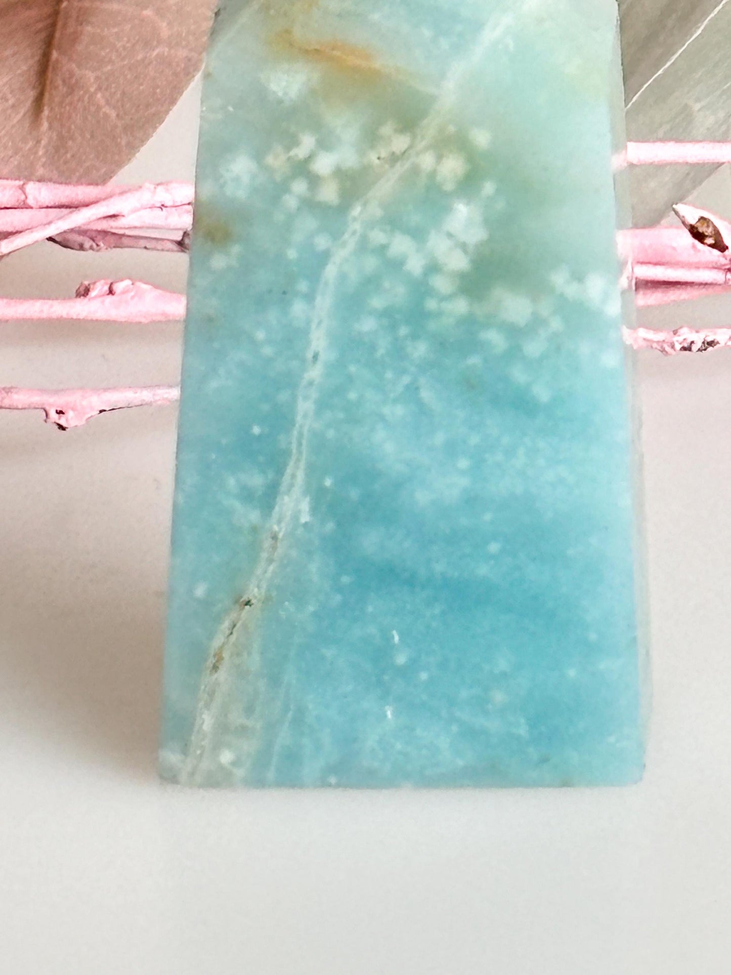Caribbean Calcite Tower - Colors of the Sea, Calming, Unique - Perfect for Meditation & Decor