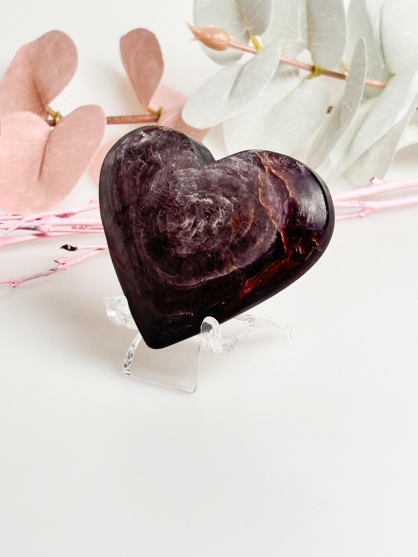 lila Mica Herz, funkelnder Glimmer für atemberaubende Deko. Perfekt als Geschenk & Hingucker