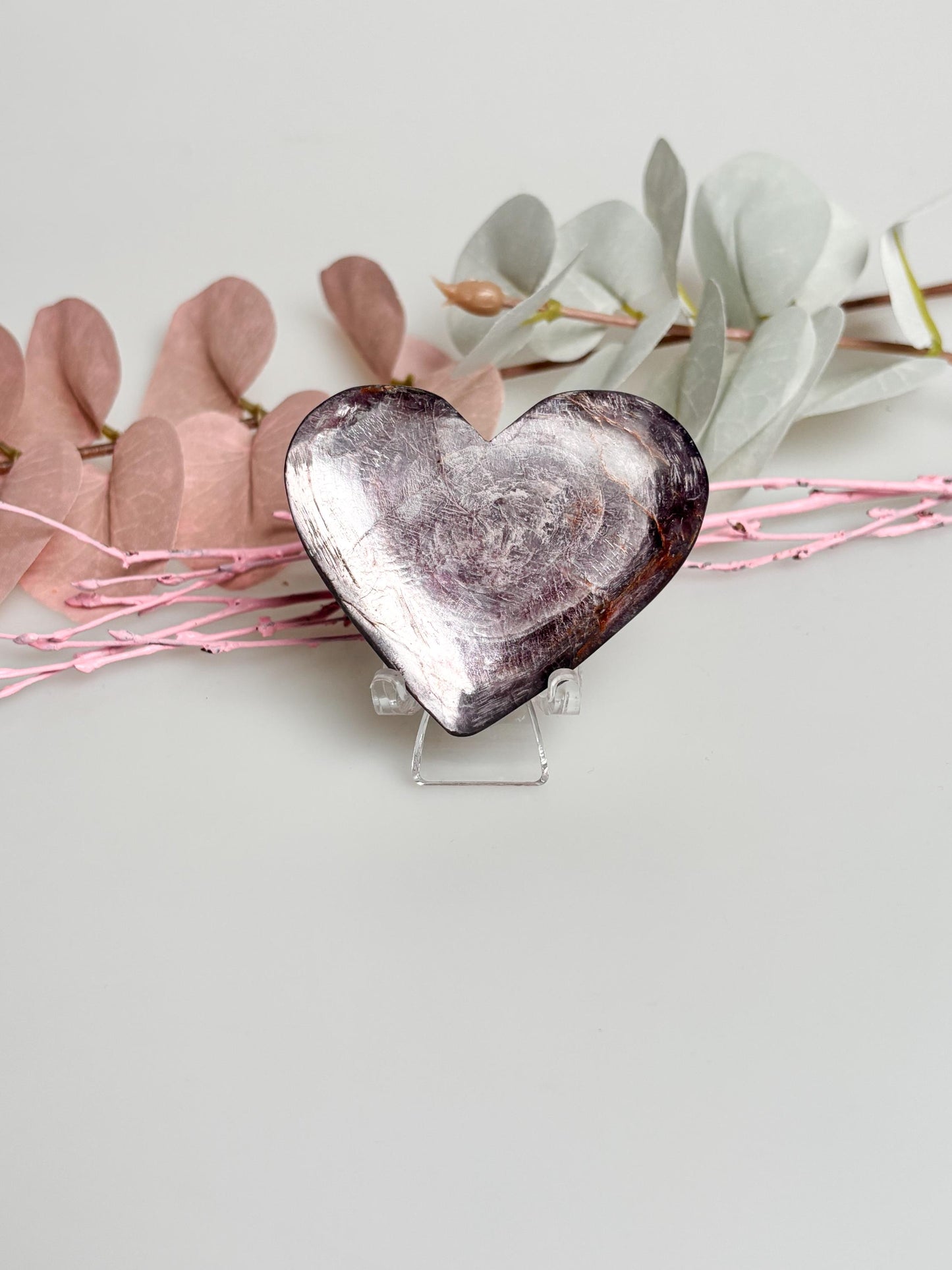 lila Mica Herz, funkelnder Glimmer für atemberaubende Deko. Perfekt als Geschenk & Hingucker